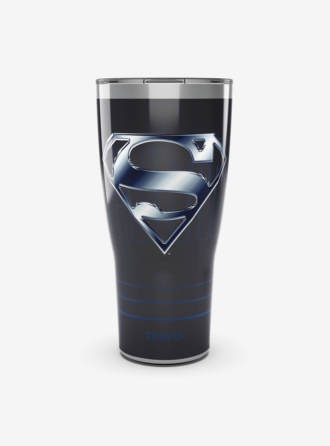 DC Comics Superman Steel Shield 30oz Tumbler with Slider Lid, , hi-res