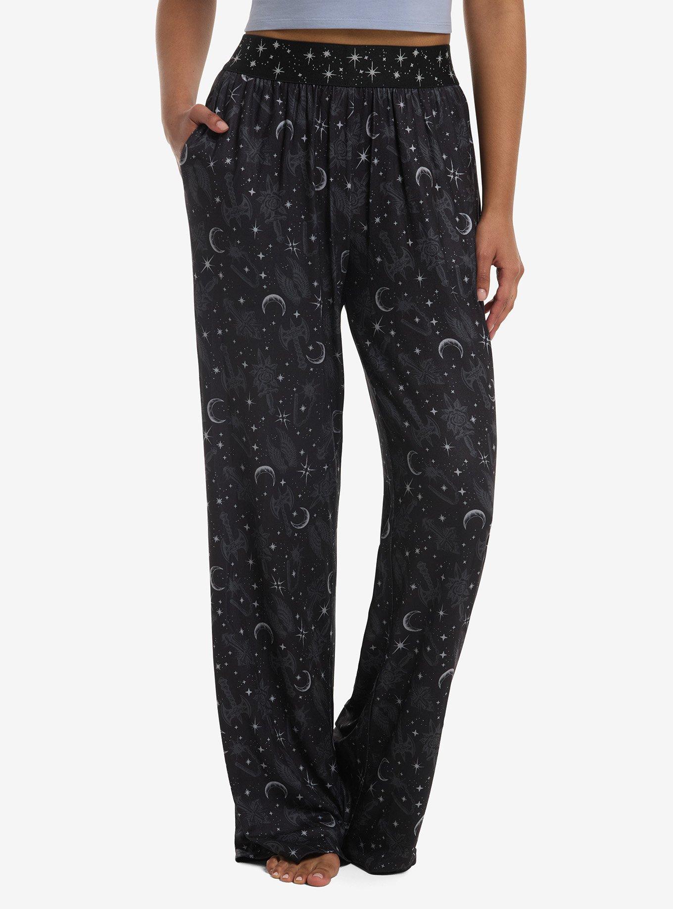 Cosmic Aura Medieval Weapons Celestial Pajama Pants, , hi-res