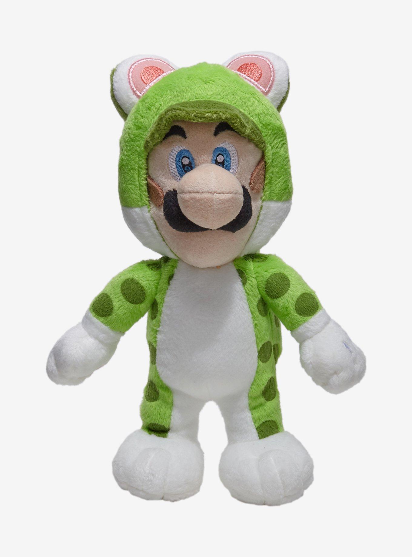 Super Mario Bros. Cat Luigi Plush, , hi-res