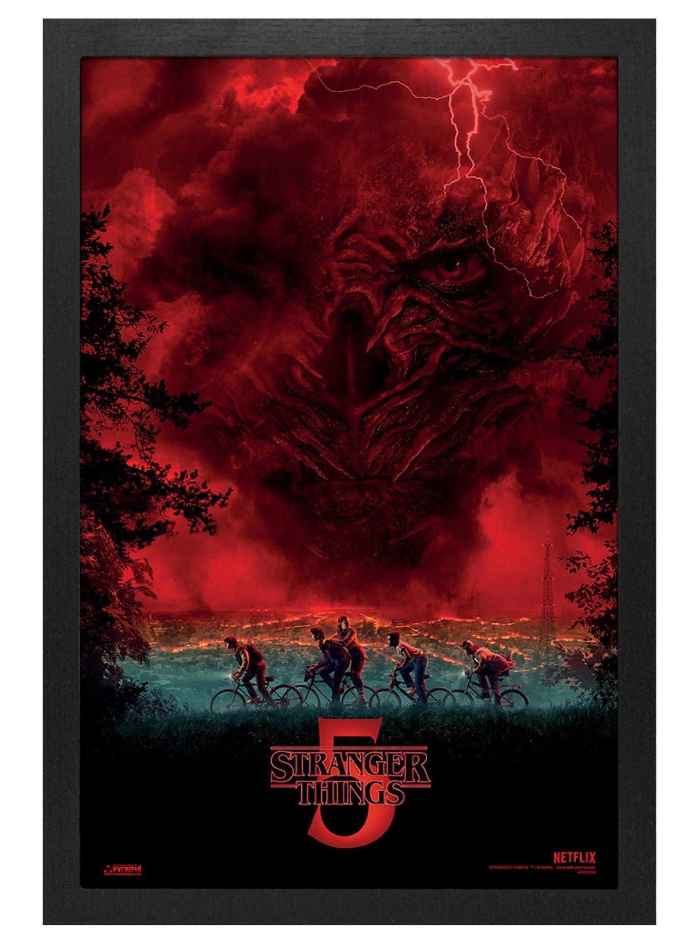 Stranger Things Vecna Sky Framed Poster, , hi-res