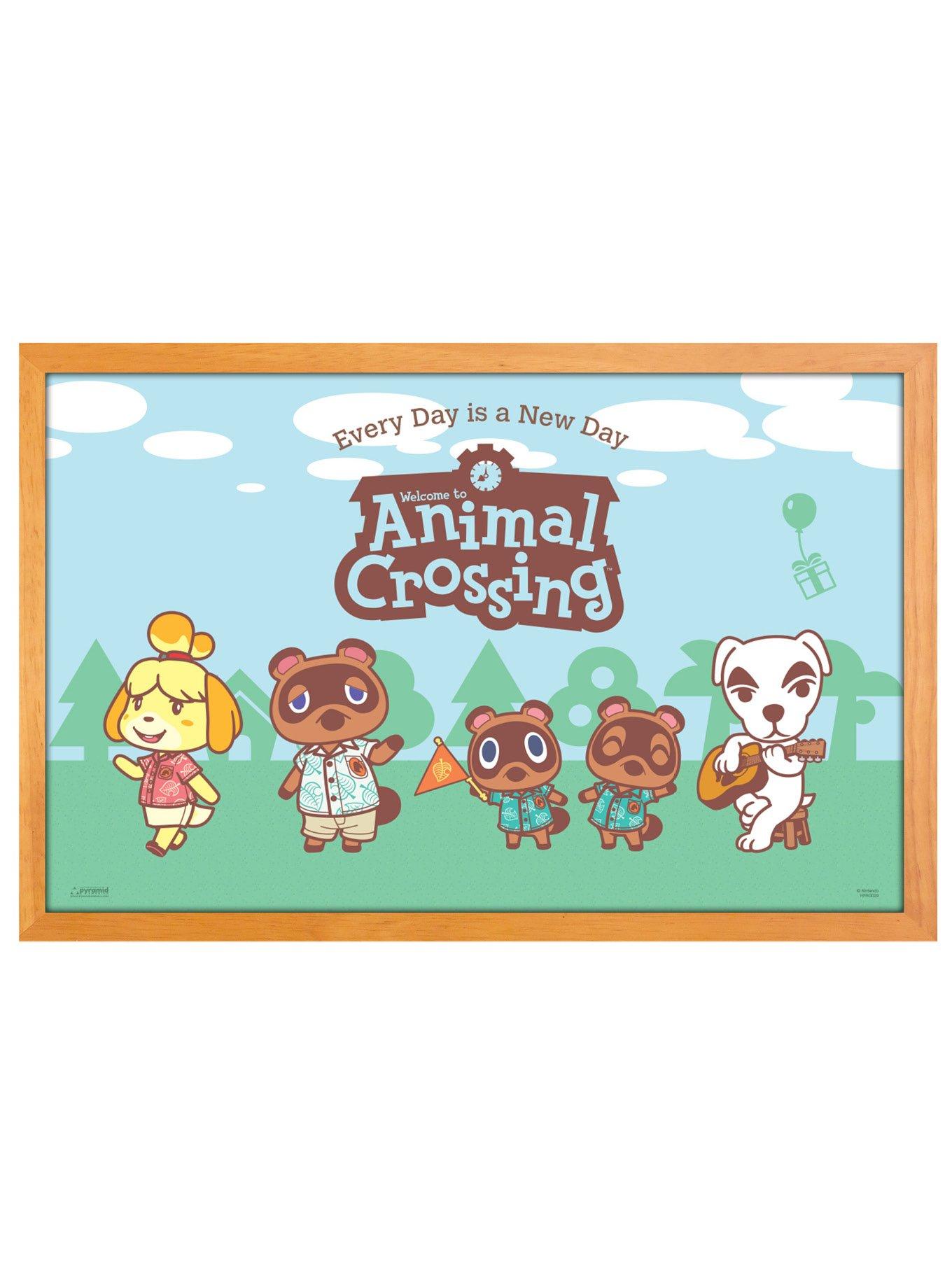 Animal Crossing Every Day is a New Day Framed Poster, , hi-res