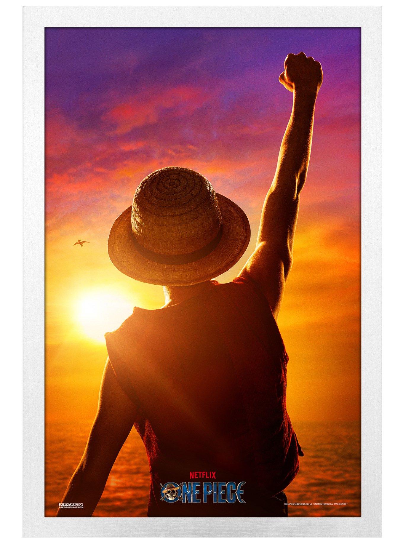 One Piece Live Action Sunset Fist Framed Poster, , hi-res