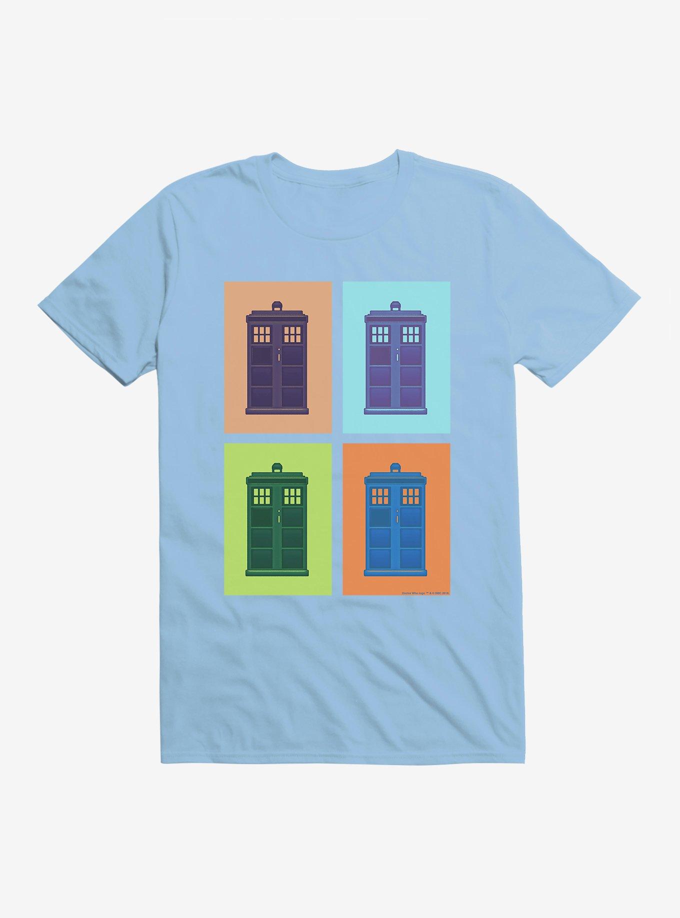 Doctor Who Tardis Pop Art T-Shirt, , hi-res