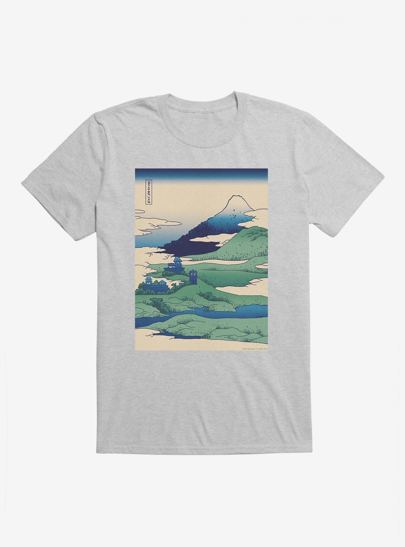 Doctor Who Tardis Mountains Afar T-Shirt, , hi-res