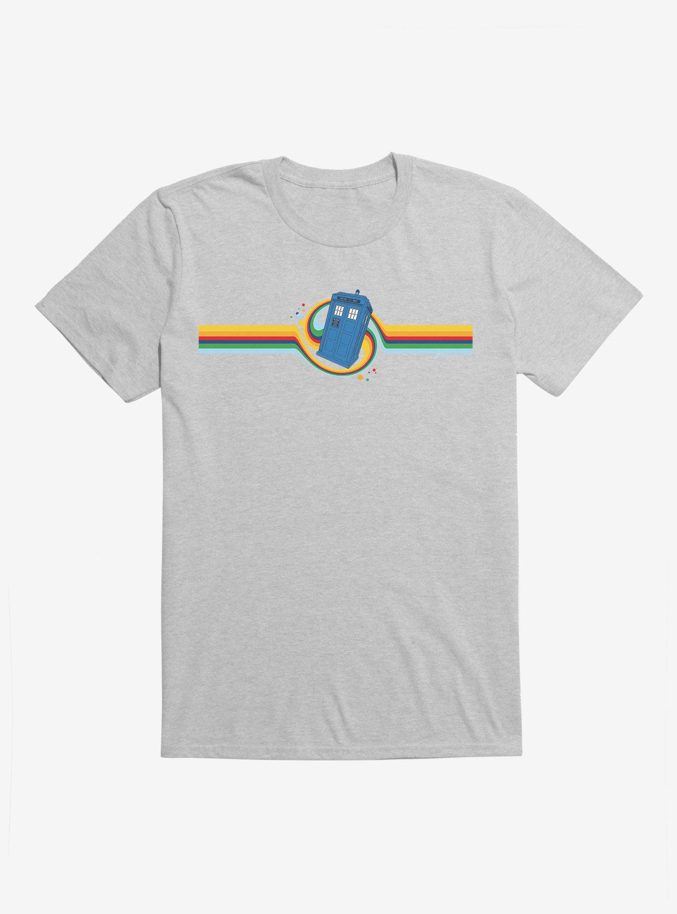 Doctor Who Tardis Rainbow Portal T-Shirt