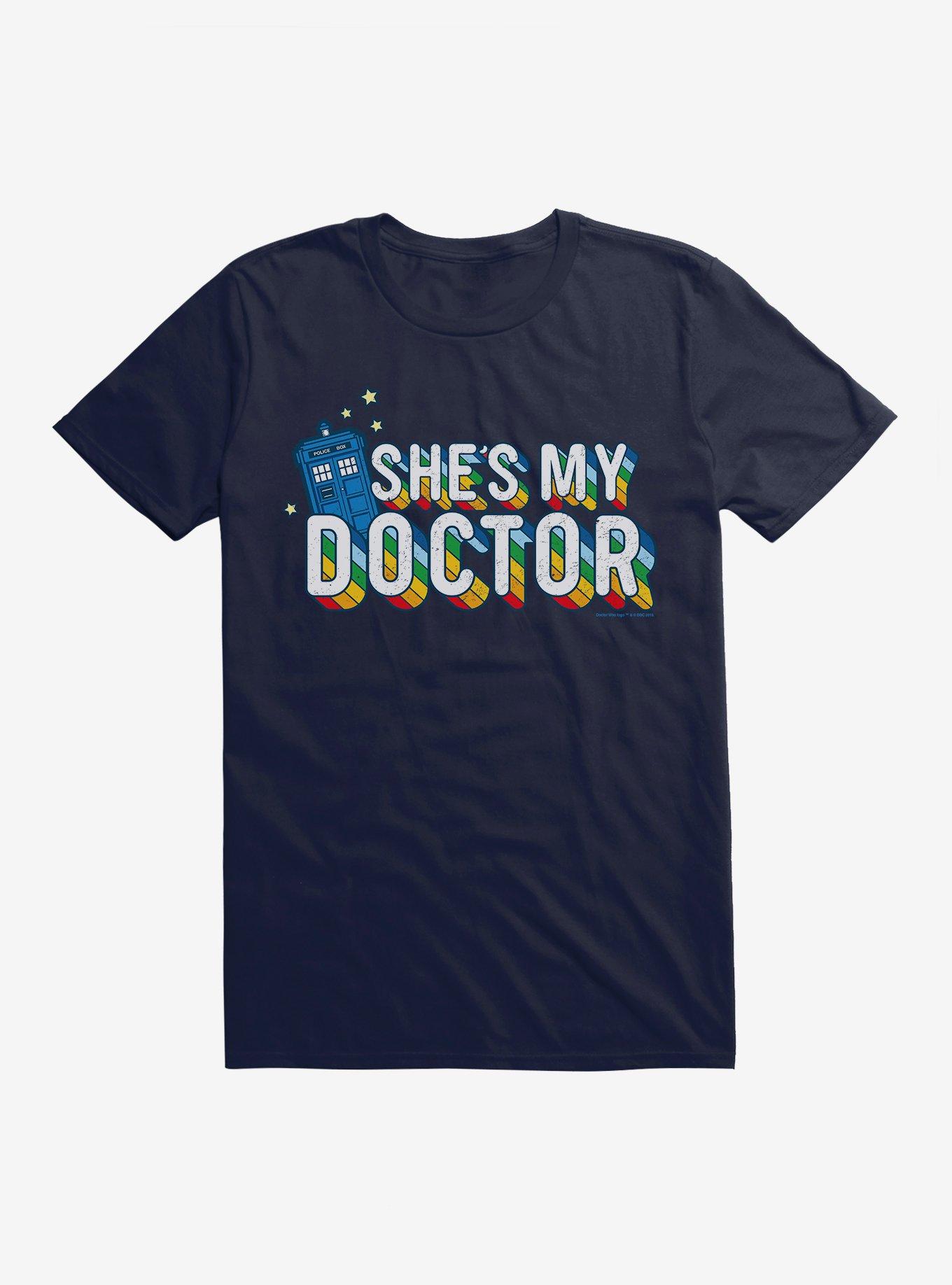 Doctor Who Tardis My Doctor Script T-Shirt, , hi-res