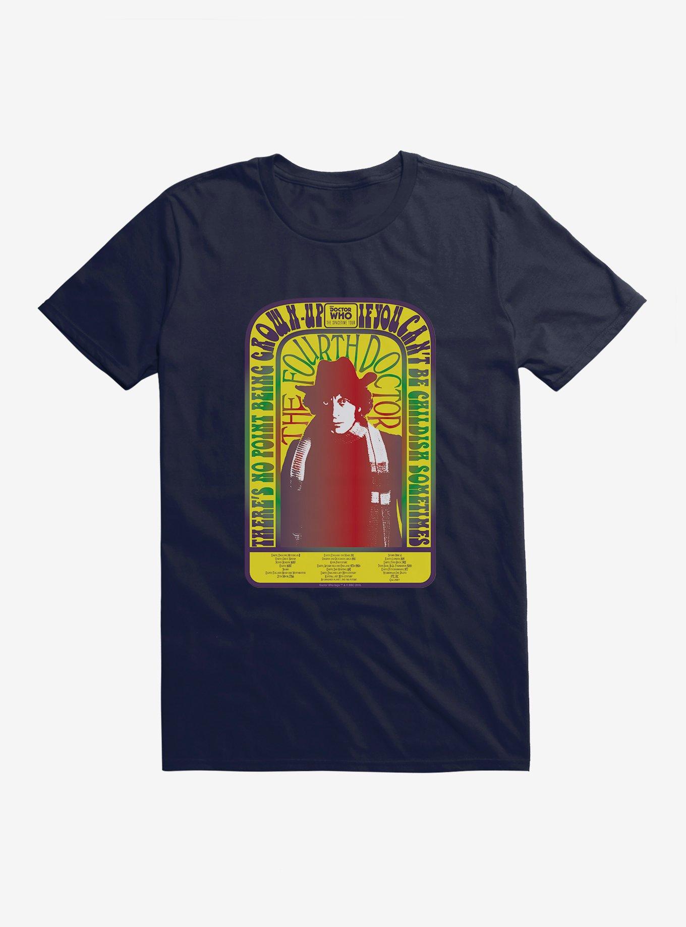 Doctor Who The Fourth Doctor Spacetime Tour T-Shirt, , hi-res