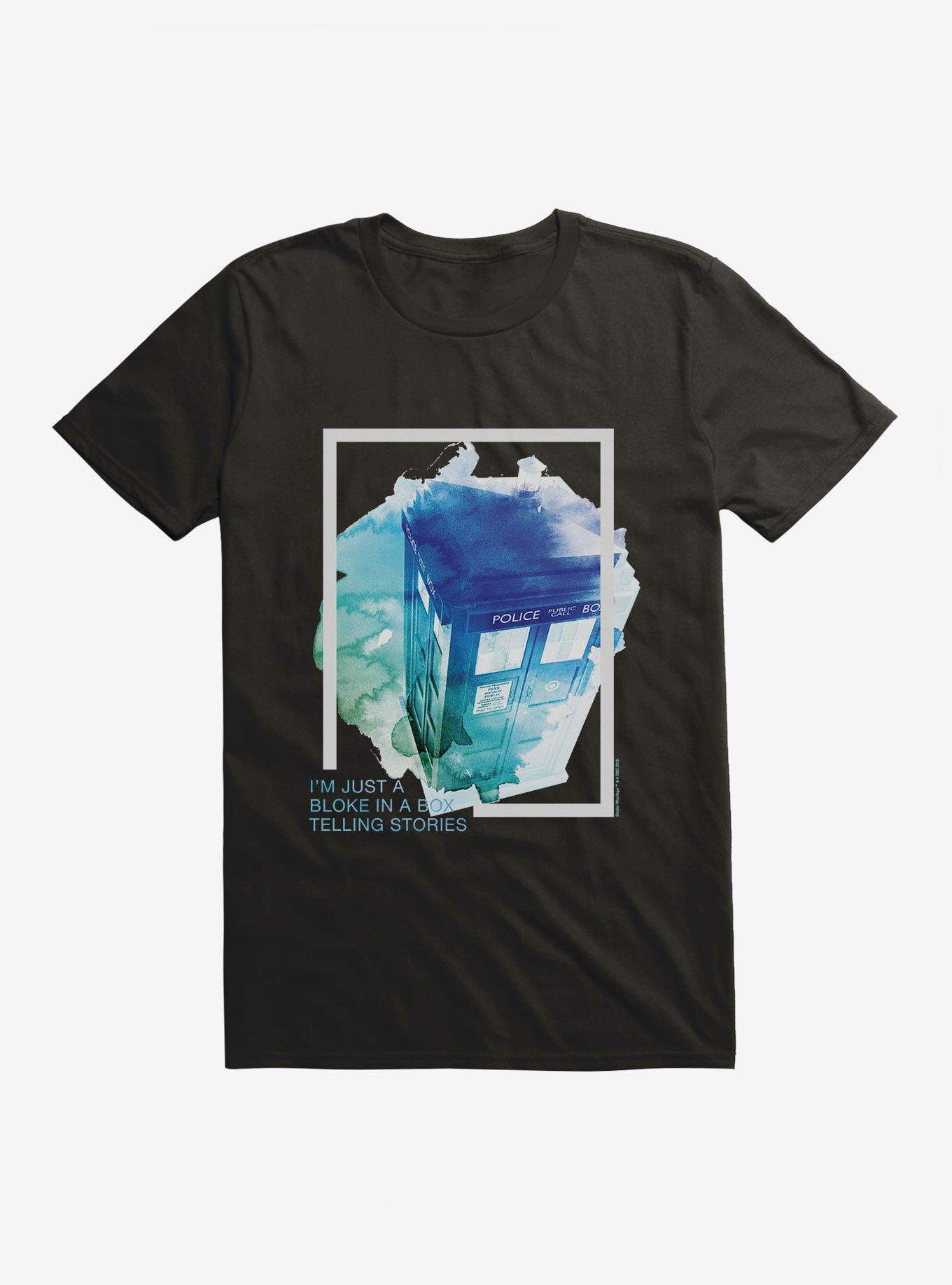 Doctor Who Tardis Bloke In A Box T-Shirt, , hi-res