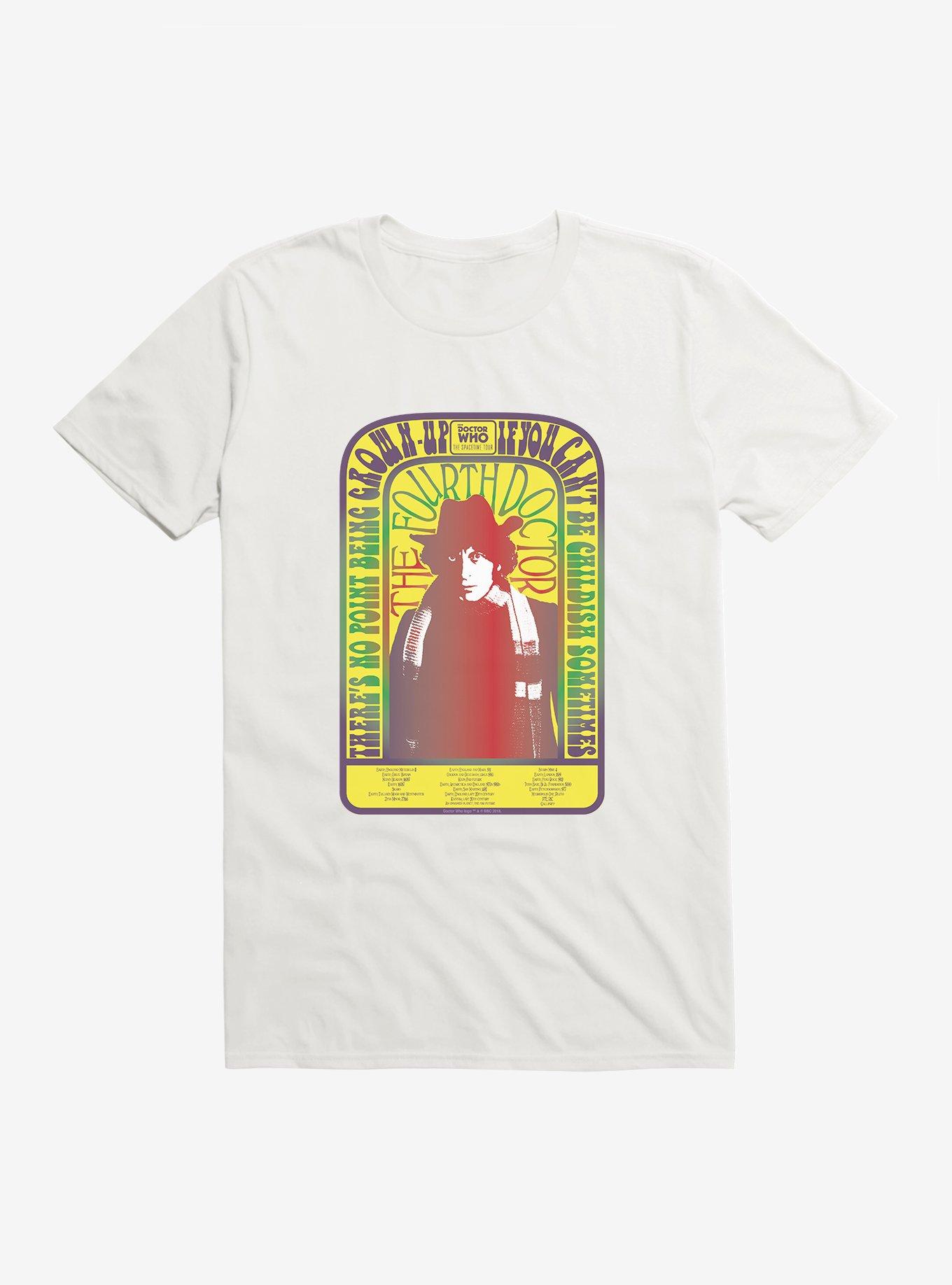 Doctor Who The Fourth Doctor Spacetime Tour T-Shirt