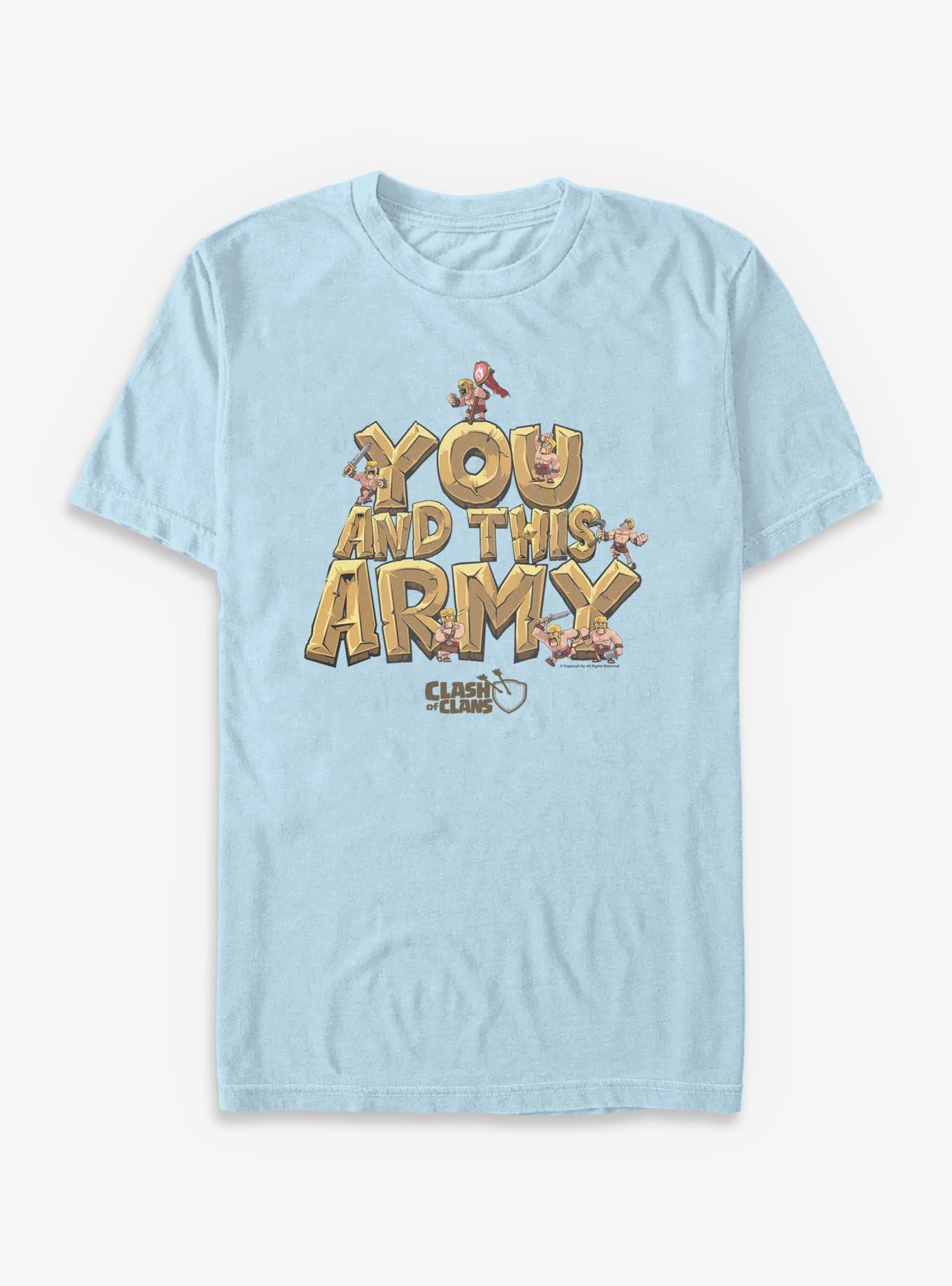 Clash of Clans You And This Army T-Shirt, , hi-res