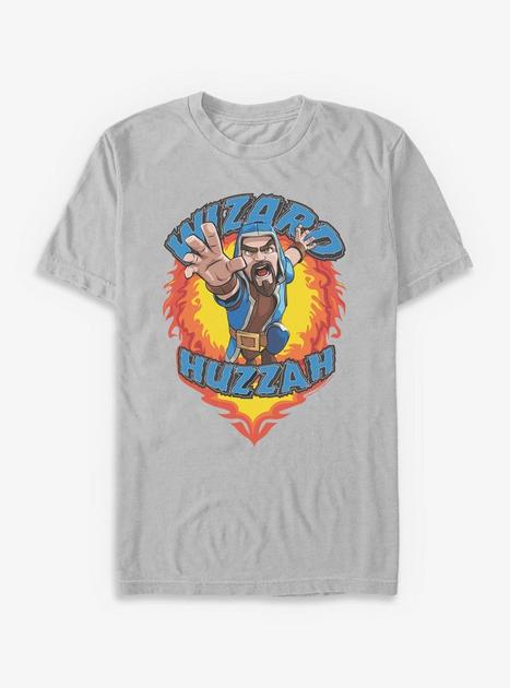 Clash of Clans Wizard Huzzah T-Shirt - GREY | Hot Topic