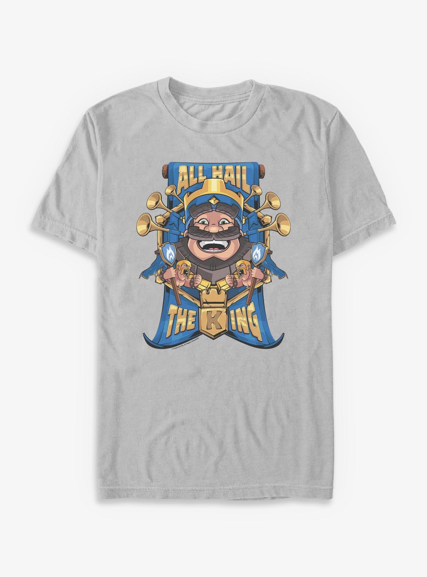 Clash Royale All Hail The King T-Shirt, , hi-res