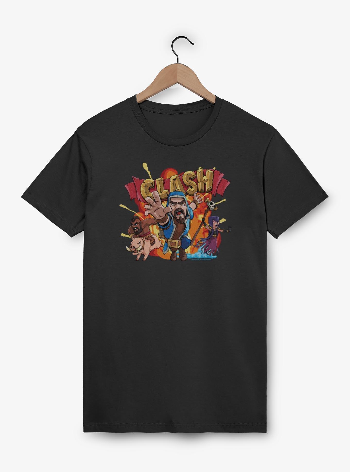 Clash of Clans Rider Wizard And Witch T-Shirt, BLACK, hi-res