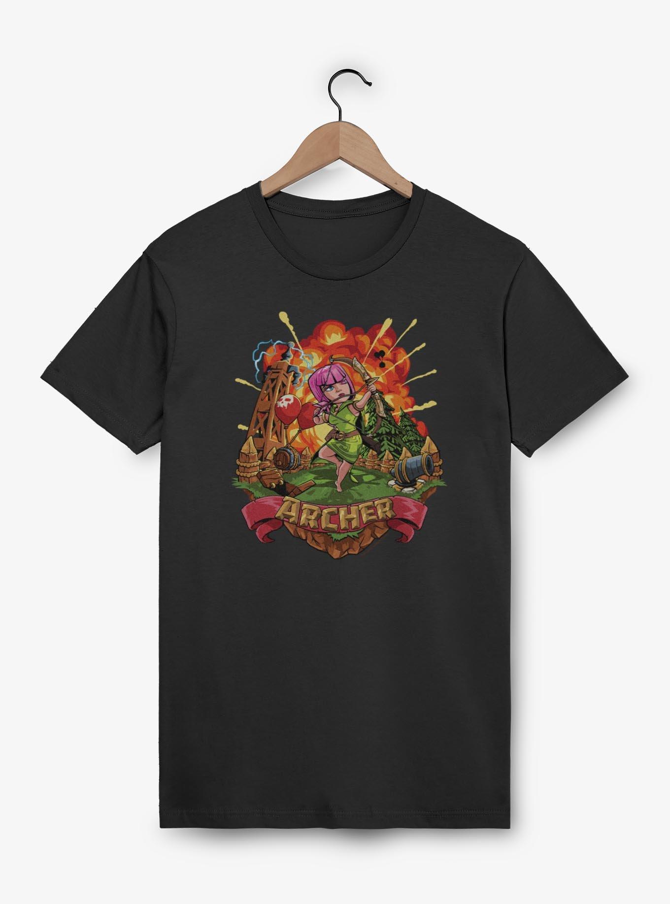 Clash of Clans Archer T-Shirt, BLACK, hi-res