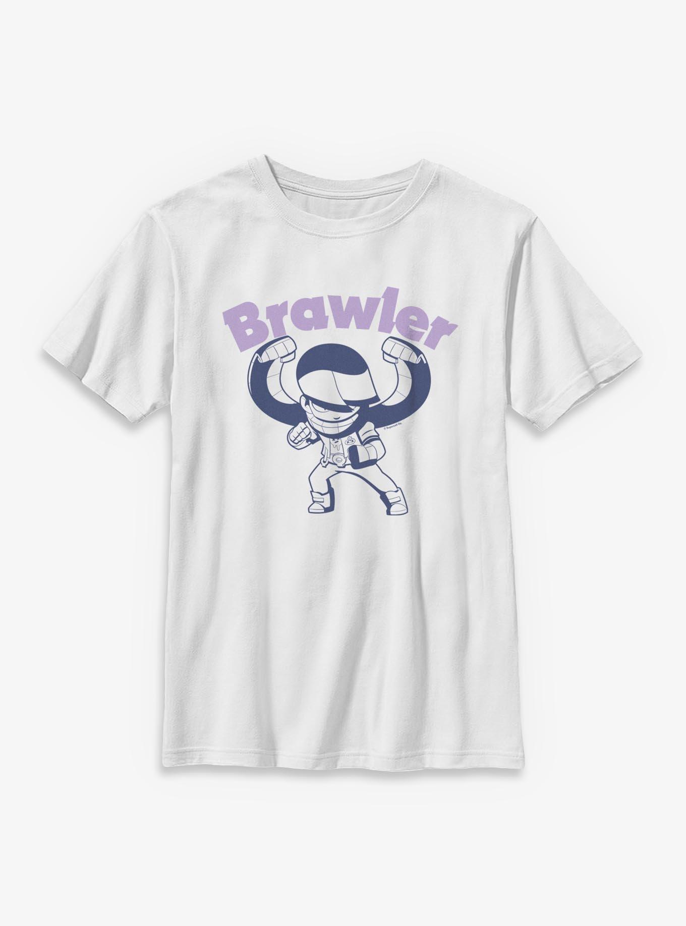 Brawl Stars Edgar Brawler Youth T-Shirt, WHITE, hi-res