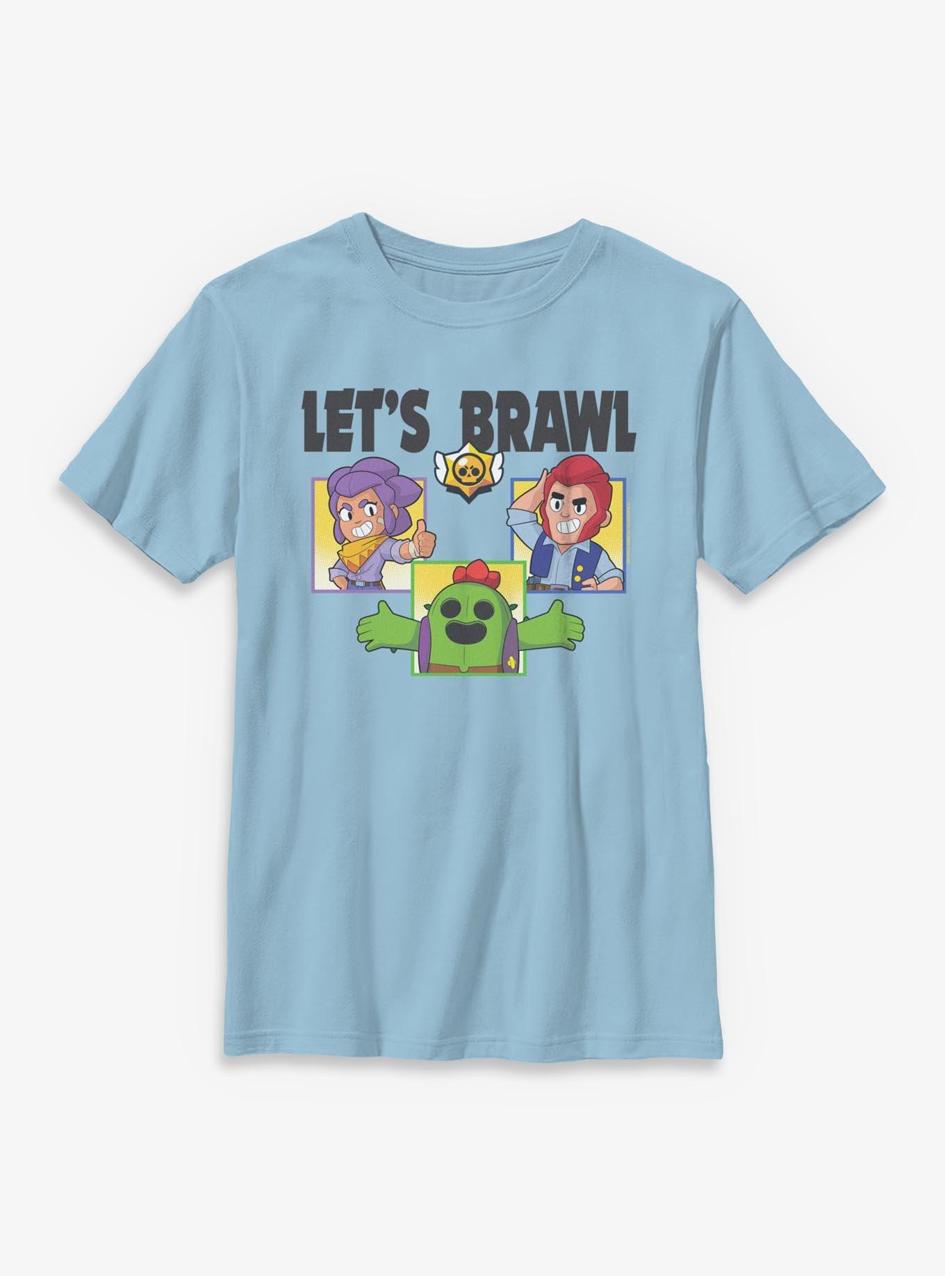 Brawl Stars Ranger Ranch Brawlers Youth T-Shirt, LT BLUE, hi-res
