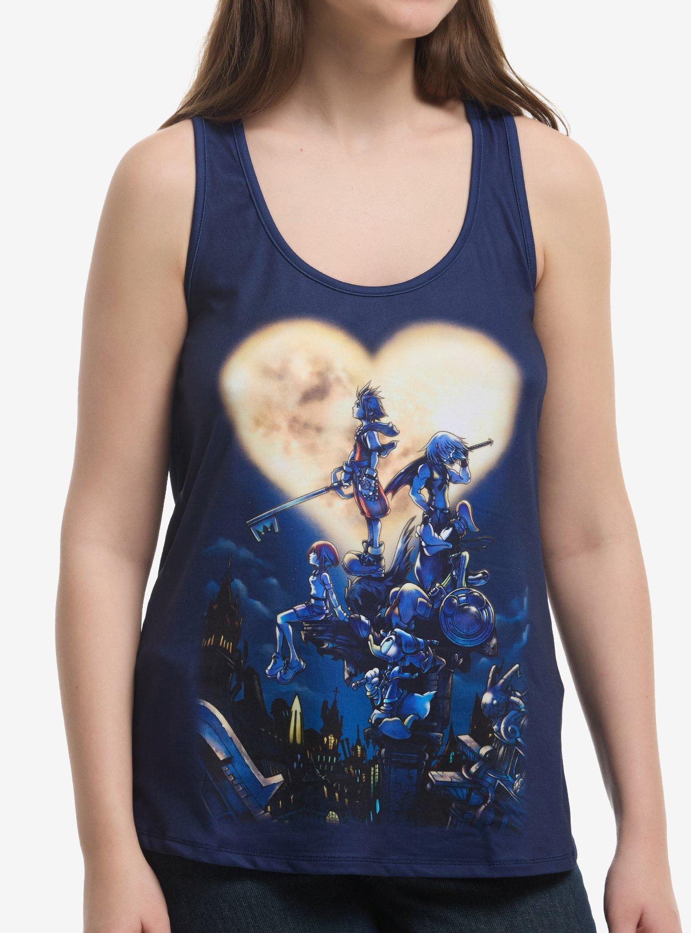 Her Universe Disney Kingdom Hearts Poster Mesh Girls Tank Top