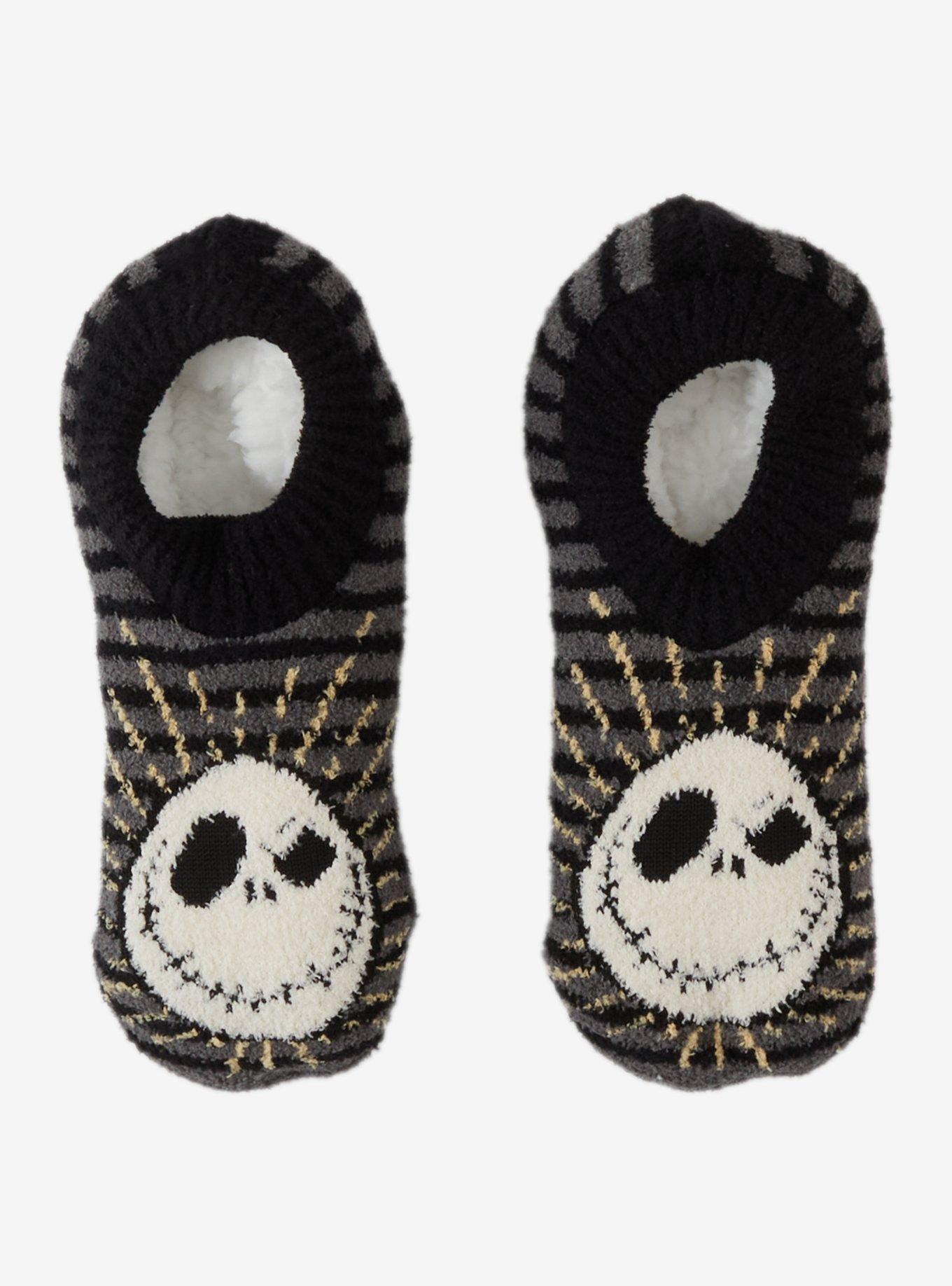 The Nightmare Before Christmas Jack Stripe Cozy Slippers, , hi-res