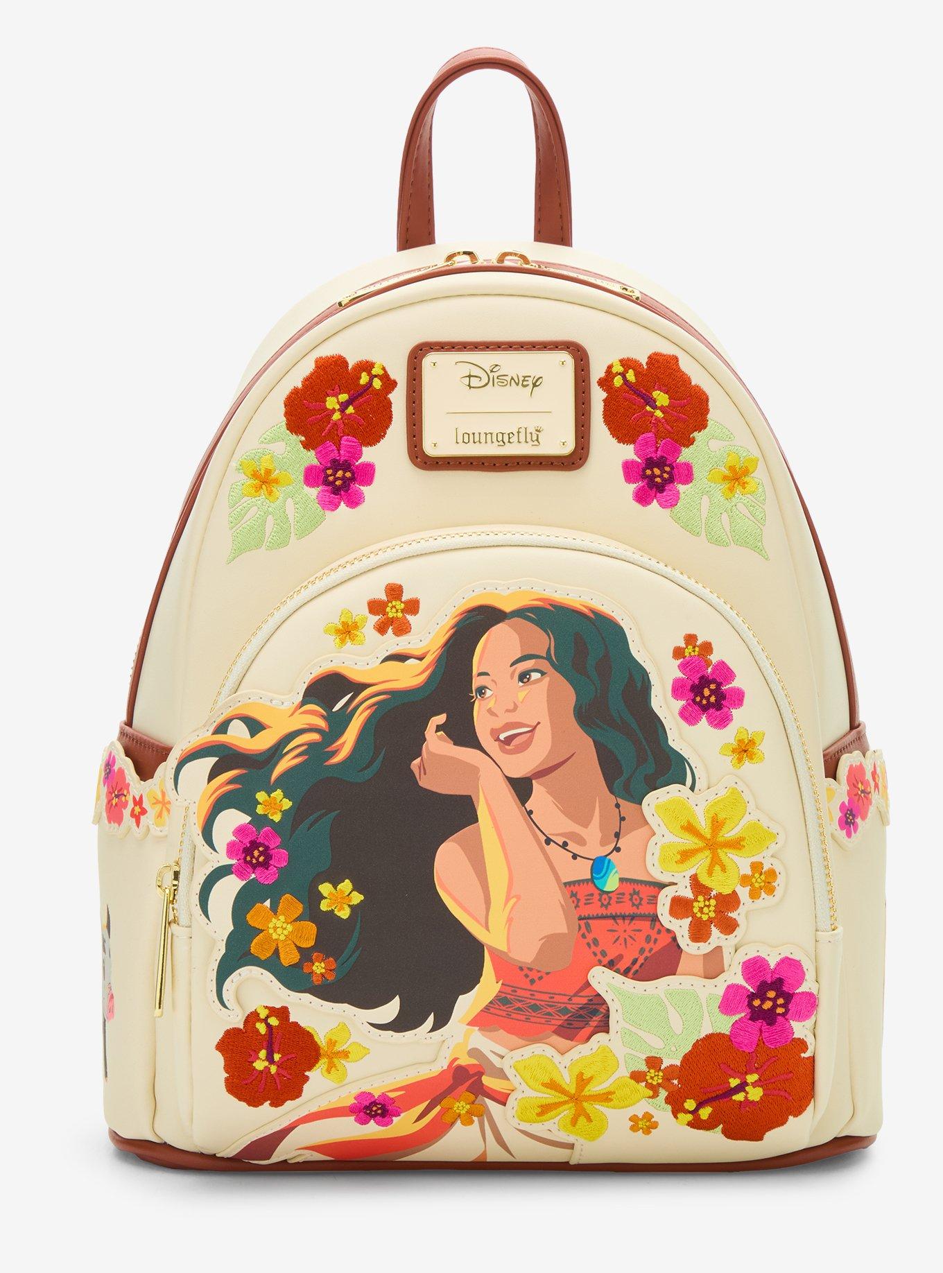 Loungefly Disney Moana Live Action Floral Mini Backpack, , hi-res