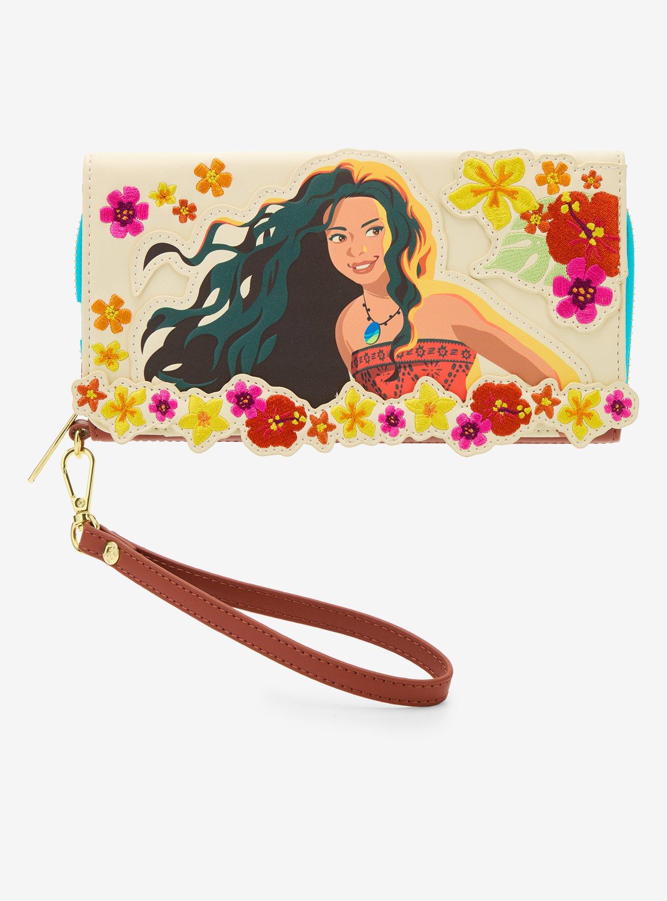 Loungefly Disney Moana Live Action Floral Wallet, , hi-res