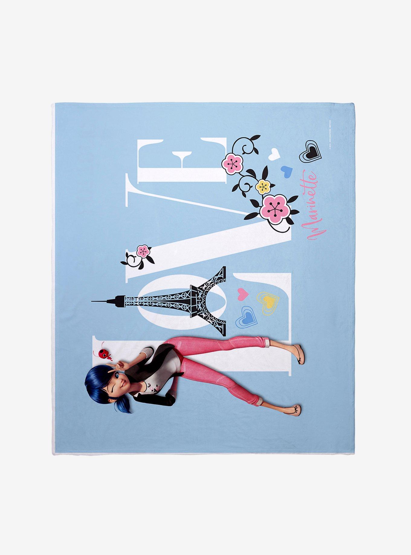 Miraculous: Tales Of Ladybug & Cat Noir Love Paris Throw Blanket