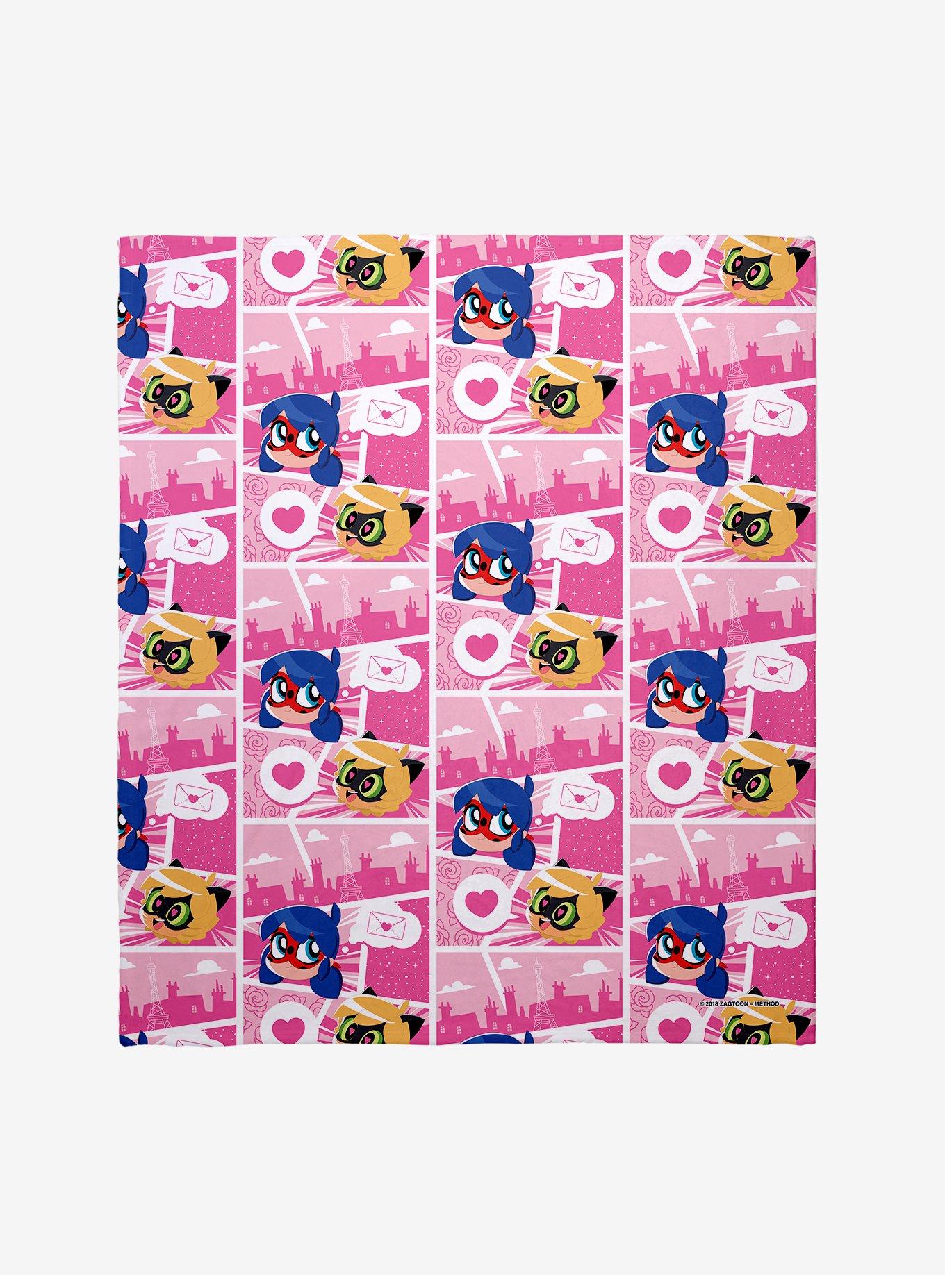 Miraculous: Tales Of Ladybug & Cat Noir Love Letters Throw Blanket, , hi-res