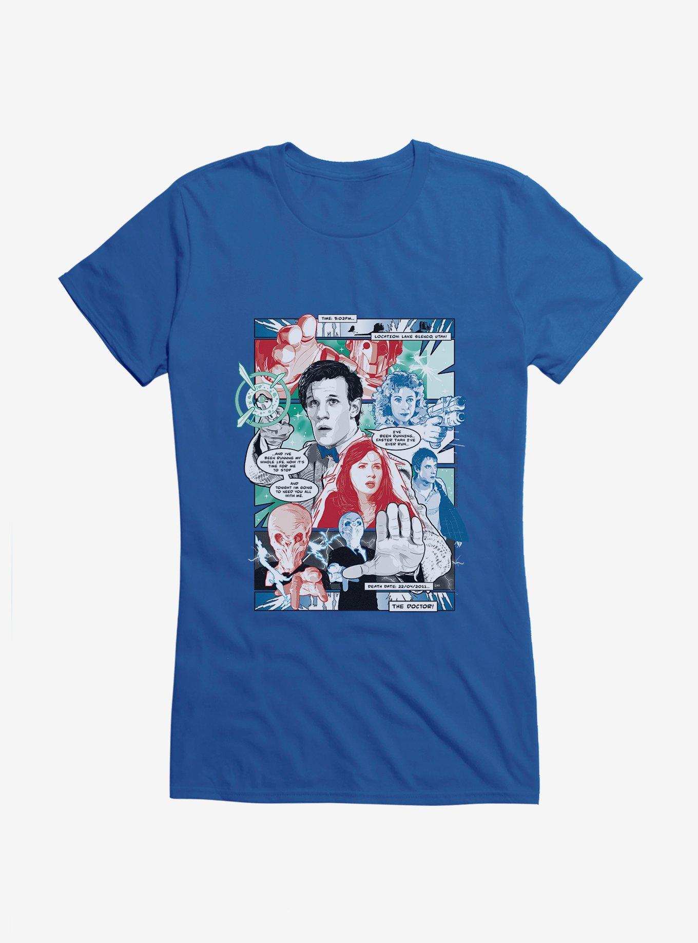 Doctor Who Eleventh Doctor Comic Page Girls T-Shirt, , hi-res