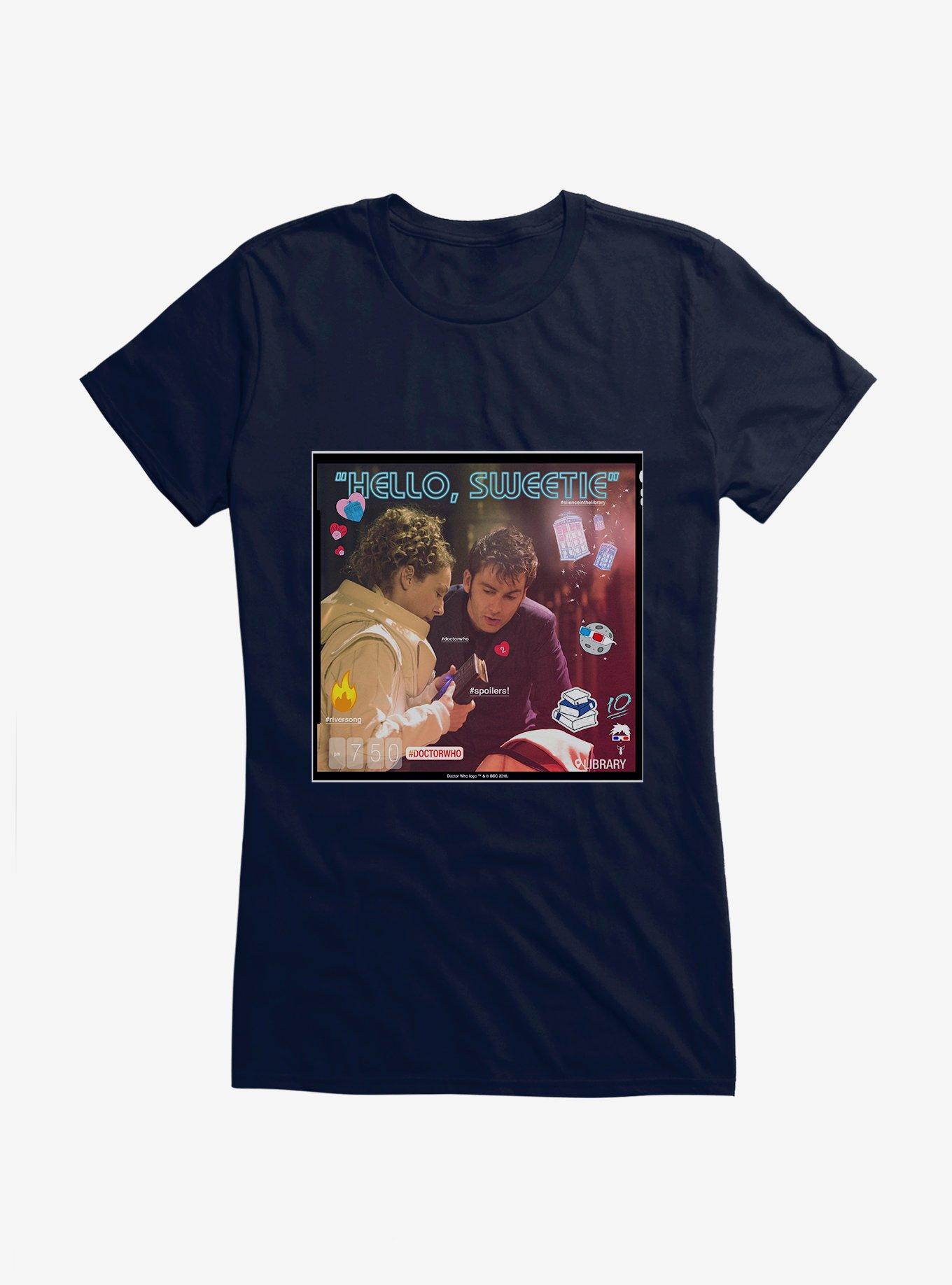 Doctor Who The Tenth Doctor Hello, Sweetie Girls T-Shirt, , hi-res