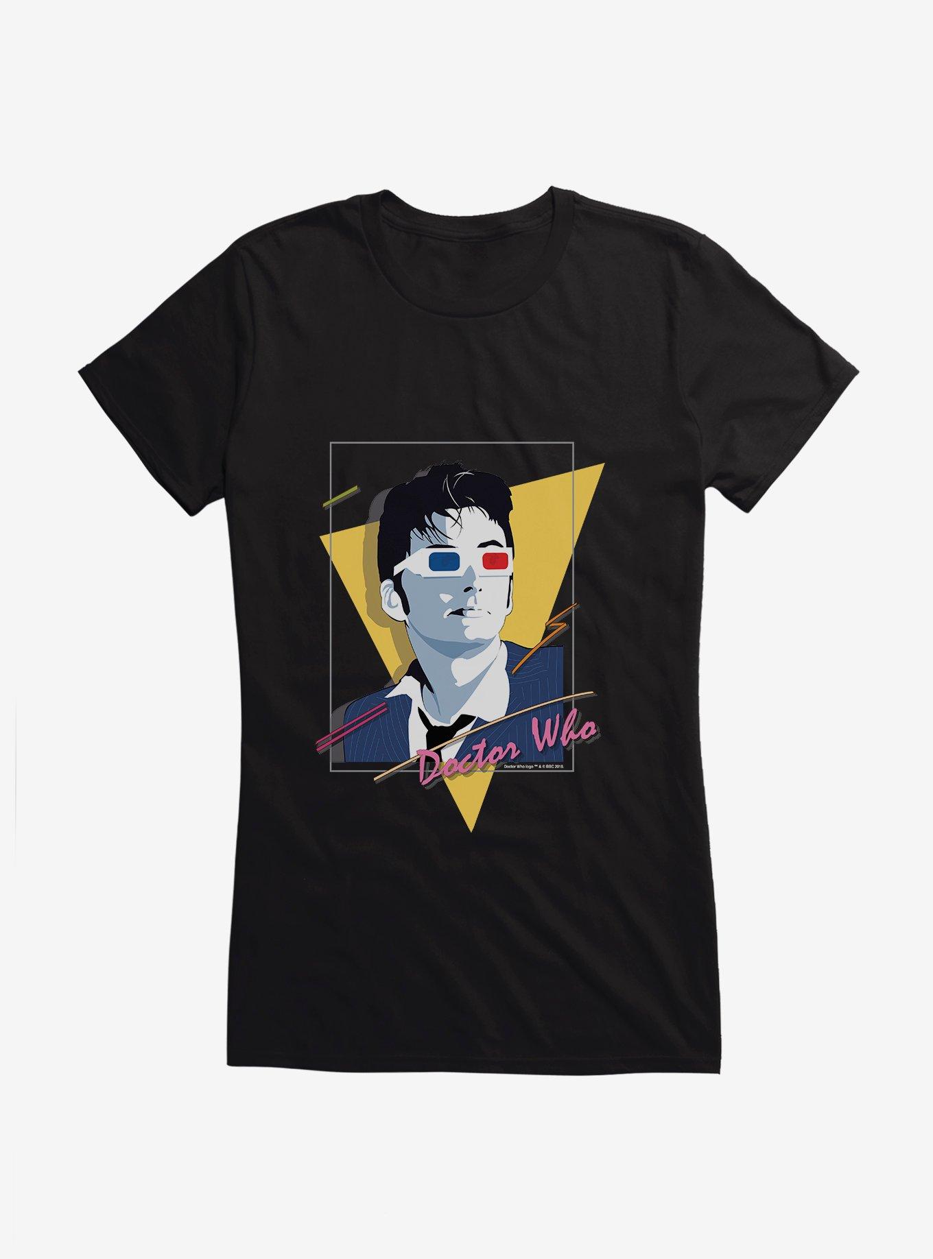 Doctor Who The Tenth Doctor 80s Art Girls T-Shirt, , hi-res