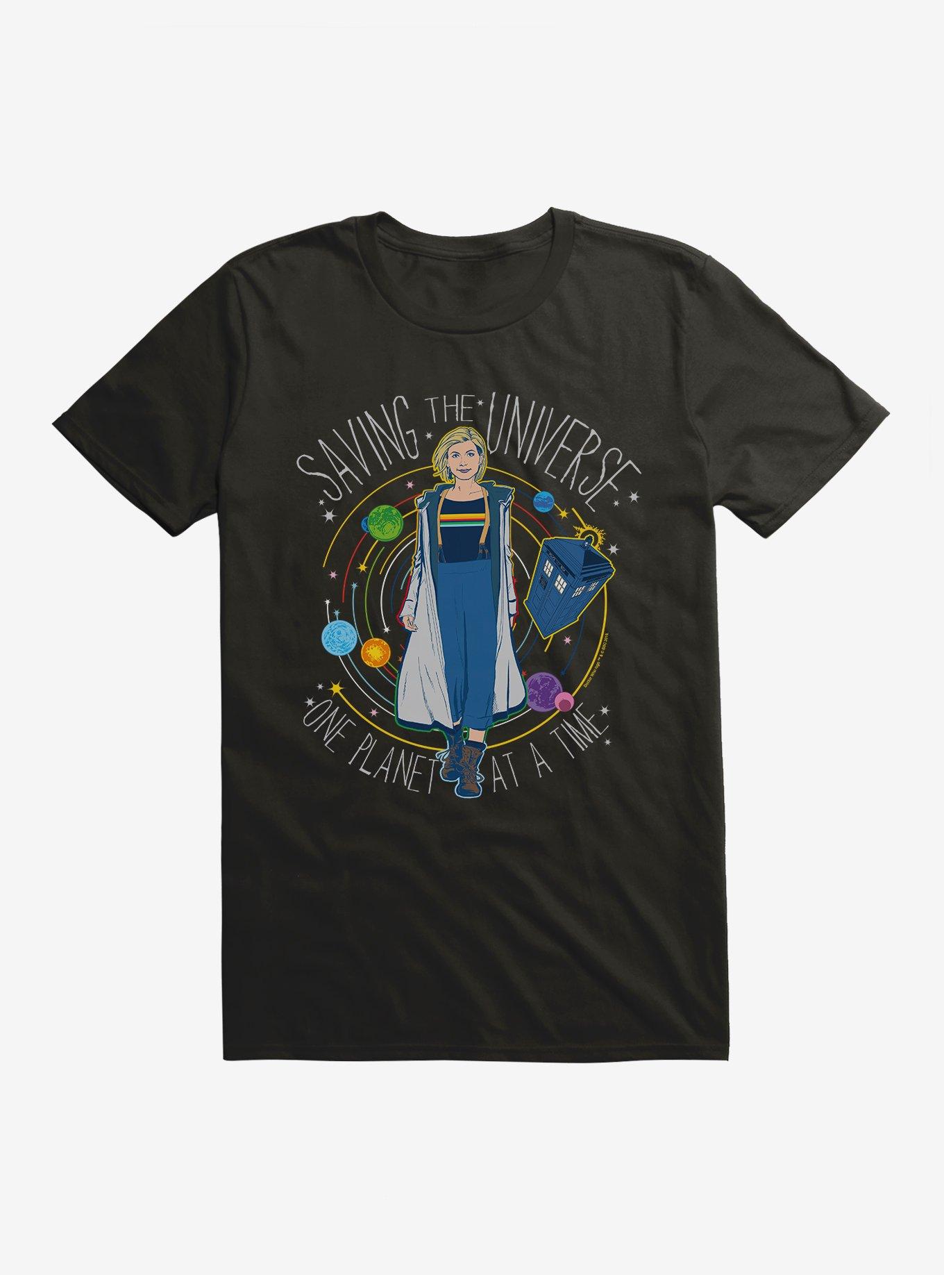 Doctor Who The Thirteenth Doctor Saving The Universe One Planet At A Time T-Shirt, , hi-res