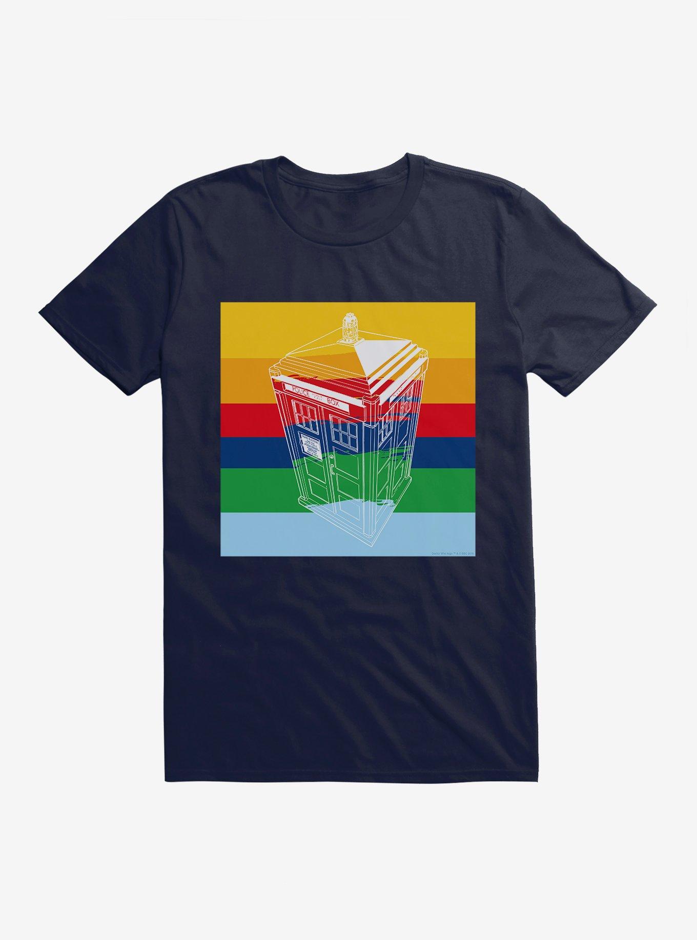 Doctor Who The Thirteenth Doctor Colorful Retro Art T-Shirt