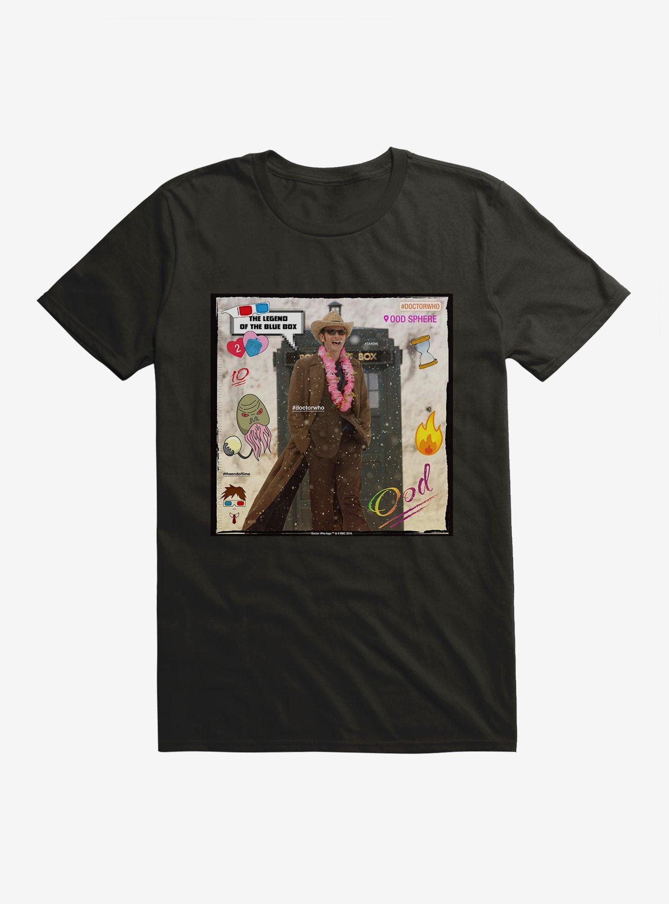Doctor Who The Tenth Doctor The Legend Of The Blue Box T-Shirt