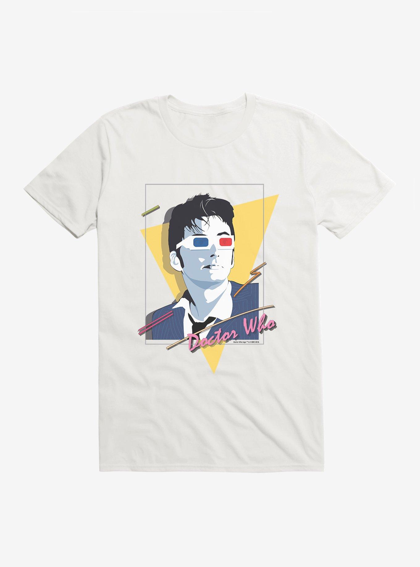 Doctor Who The Tenth Doctor 80s Art T-Shirt