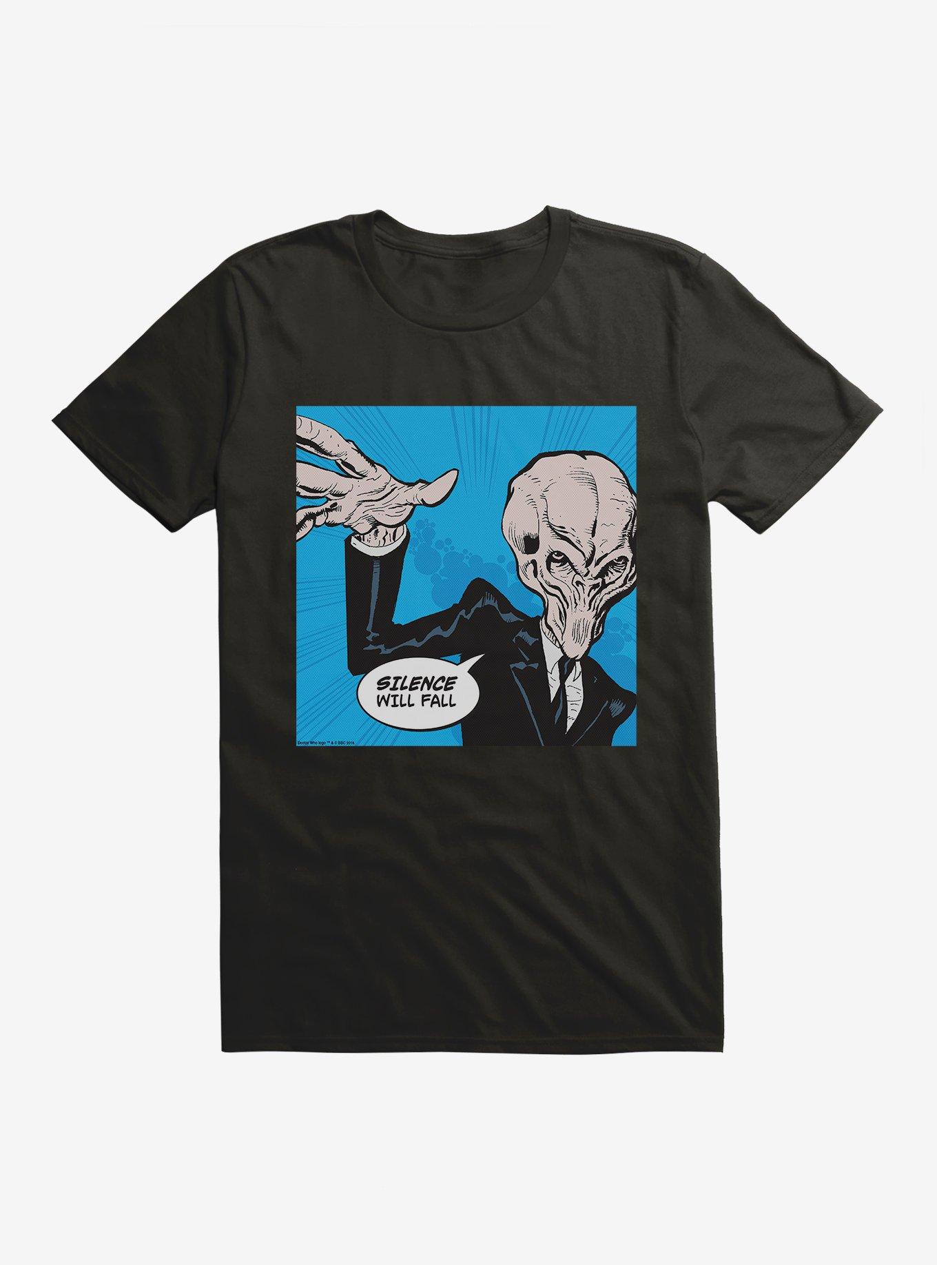 Doctor Who Silence Will Fall Pop Art T-Shirt