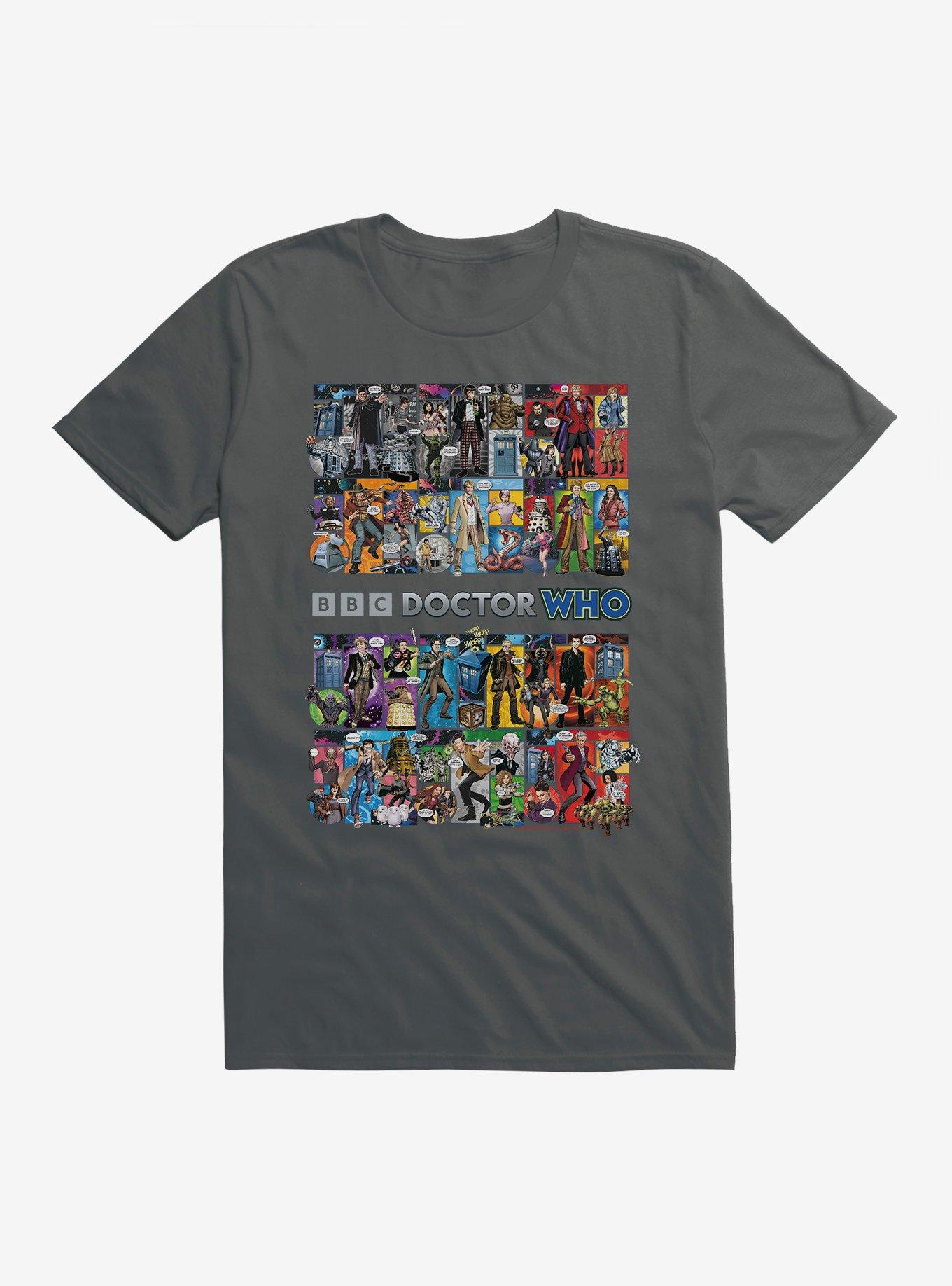Doctor Who Doctor Collage T-Shirt, , hi-res