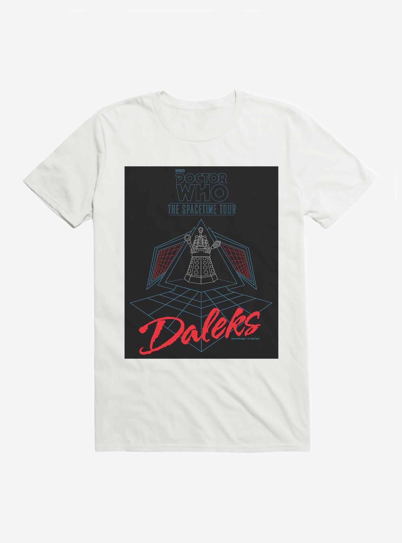 Doctor Who Spacetime Tour T-Shirt, WHITE, hi-res