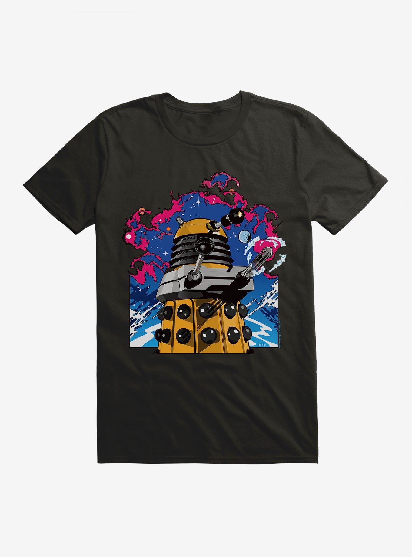 Doctor Who Dalek Colorful Space T-Shirt, , hi-res