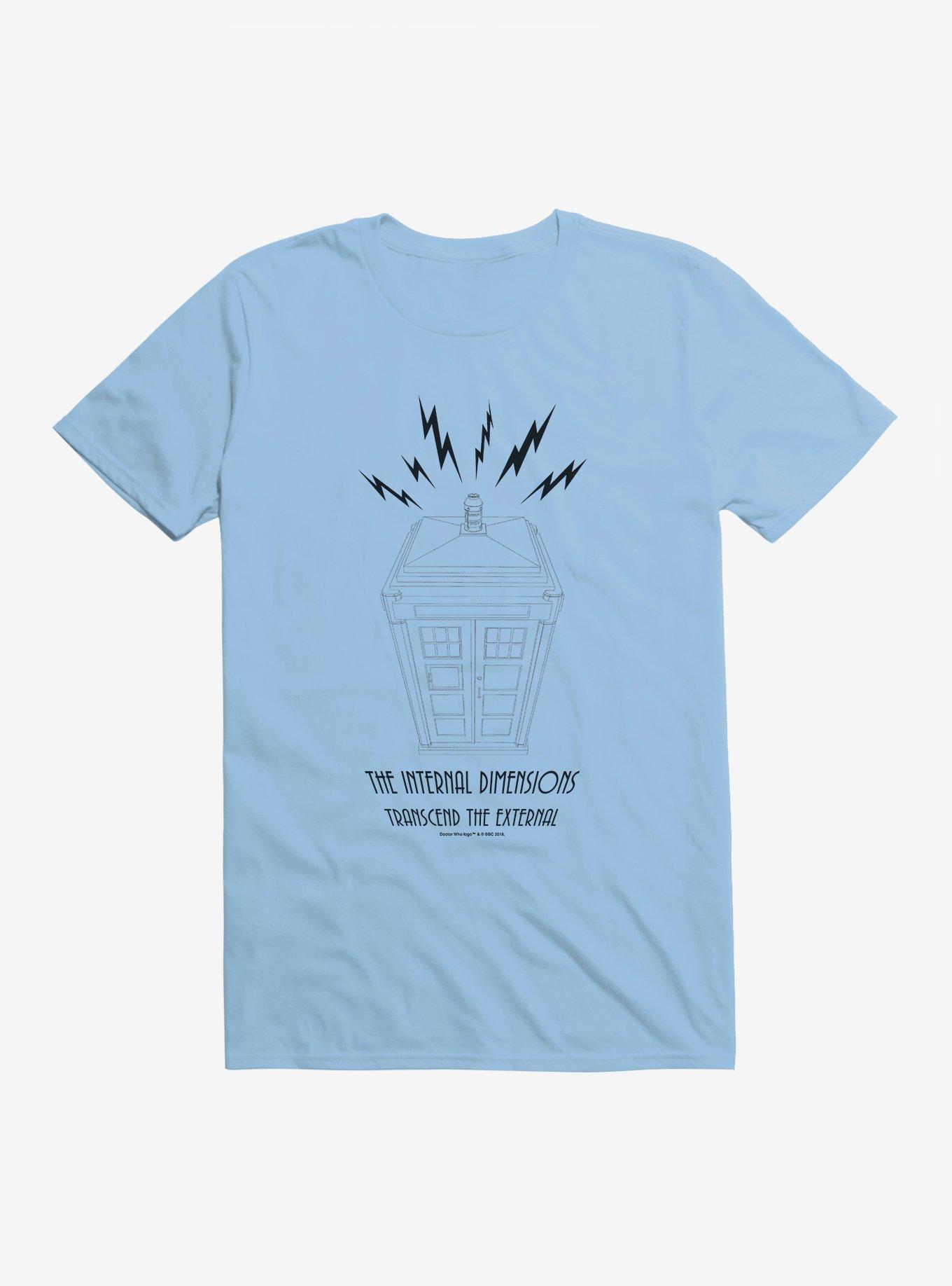Doctor Who Series 12 Episode 4 The Internal Dimensions Transcend The External Black T-Shirt