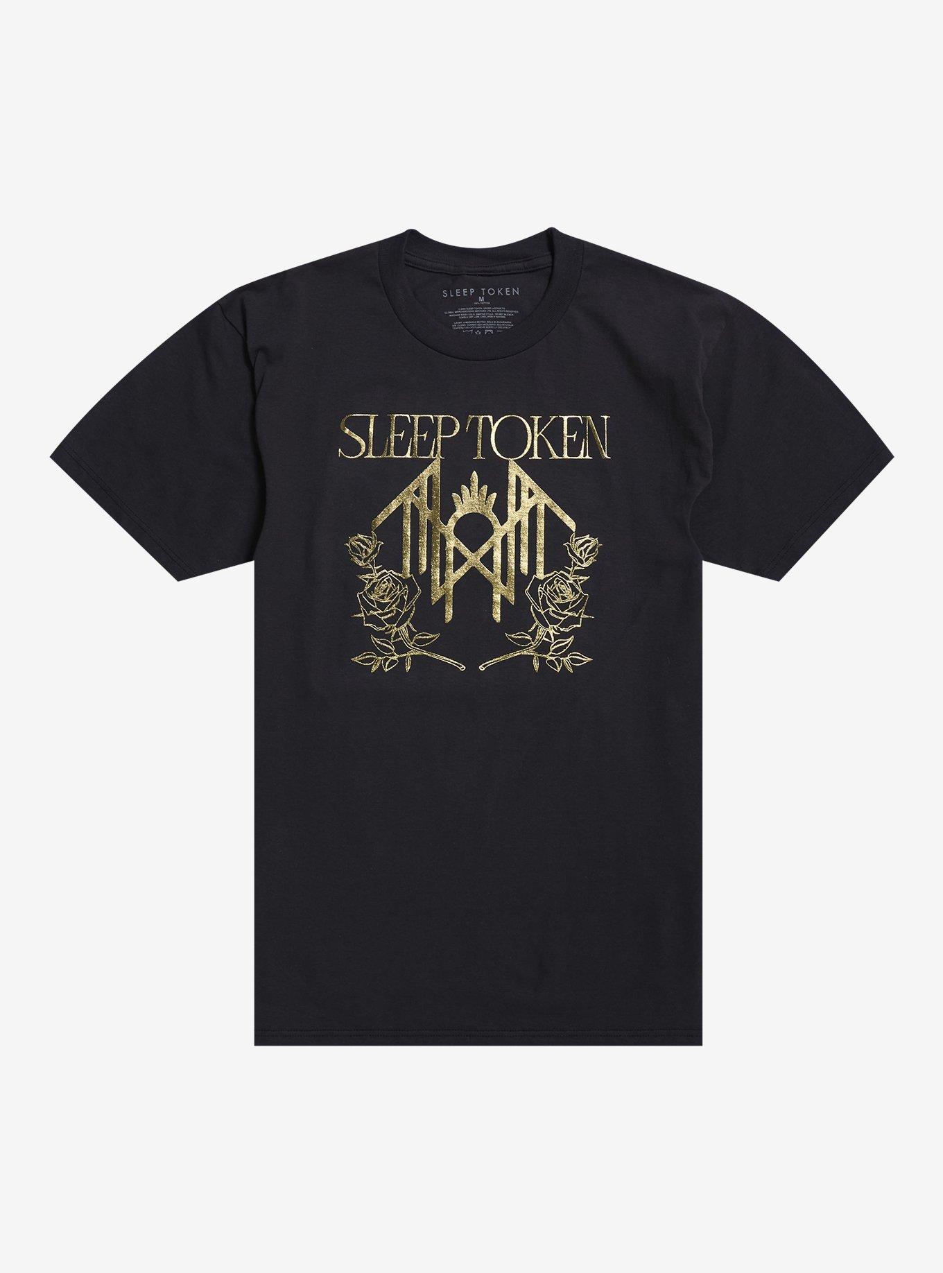 Sleep Token Gold Foil Logo T-Shirt, , hi-res