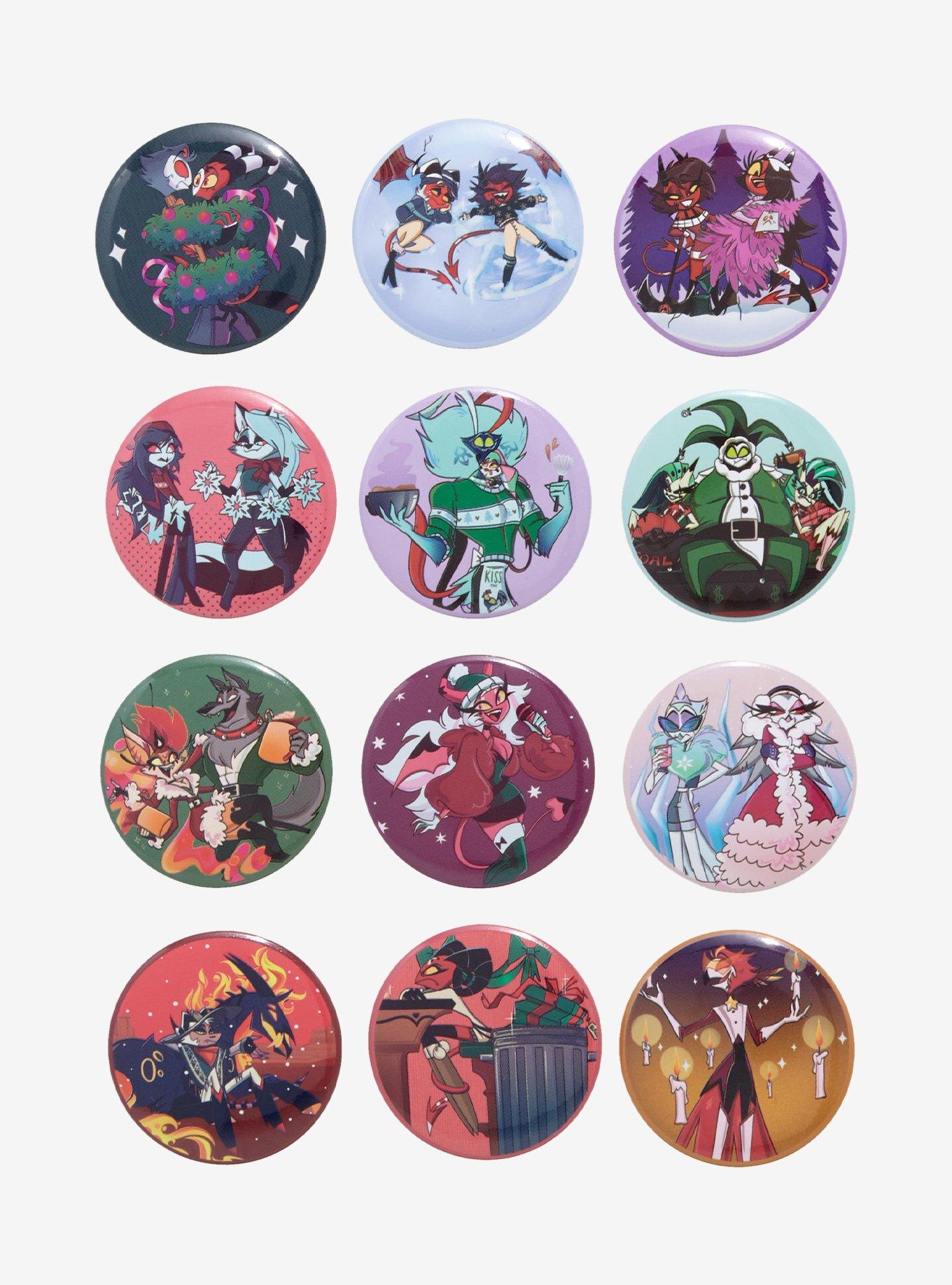 Helluva Boss Sinsmas Blind Bag Mini Buttons | Hot Topic