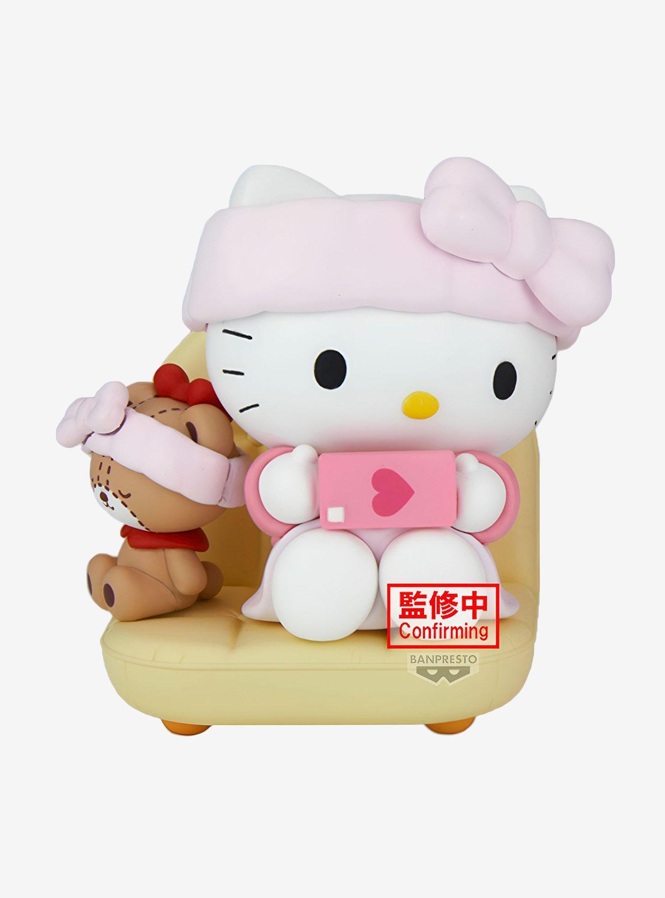 Banpresto Sanrio Nakayoshi Memories Relaxing Time At Home Hello Kitty Figure, , hi-res