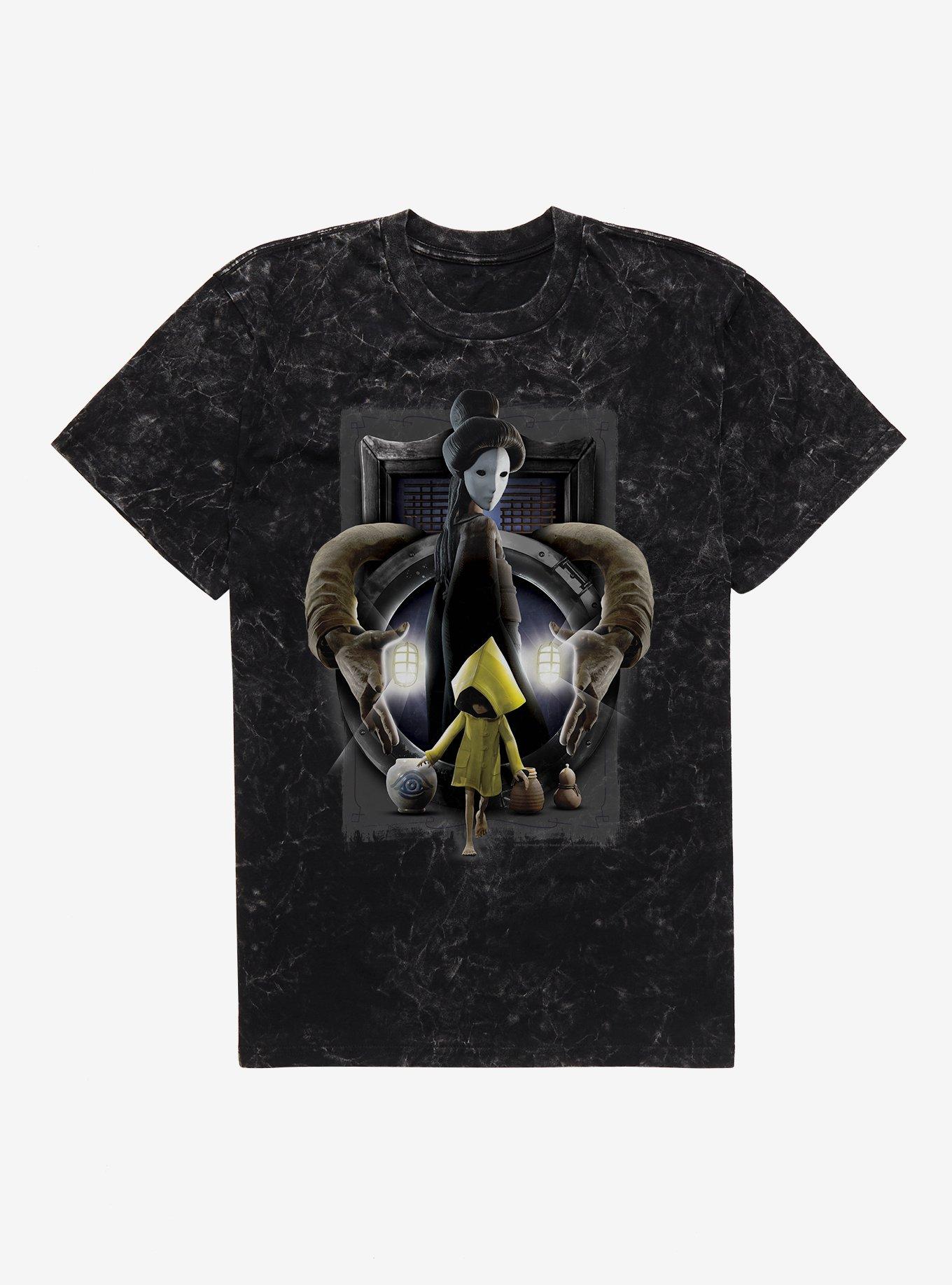 Little Nightmares The Lady And Six Mineral Wash T-Shirt, , hi-res