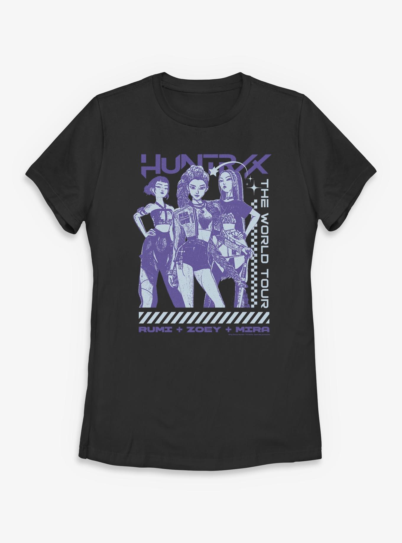 KPop Demon Hunters Huntrix The World Tour Womens T-Shirt, , hi-res