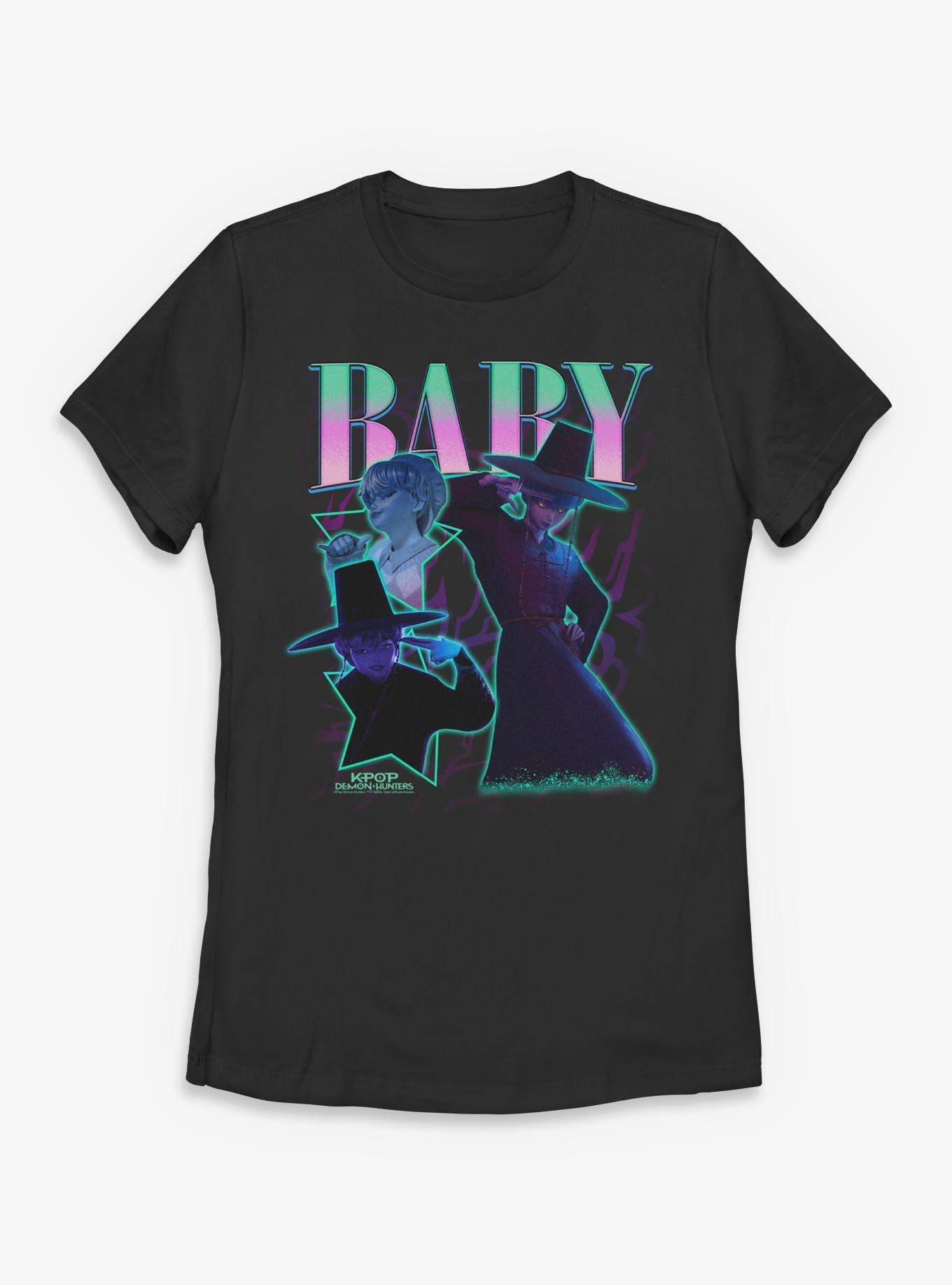 KPop Demon Hunters Saja Boys Baby Collage Womens T-Shirt, , hi-res