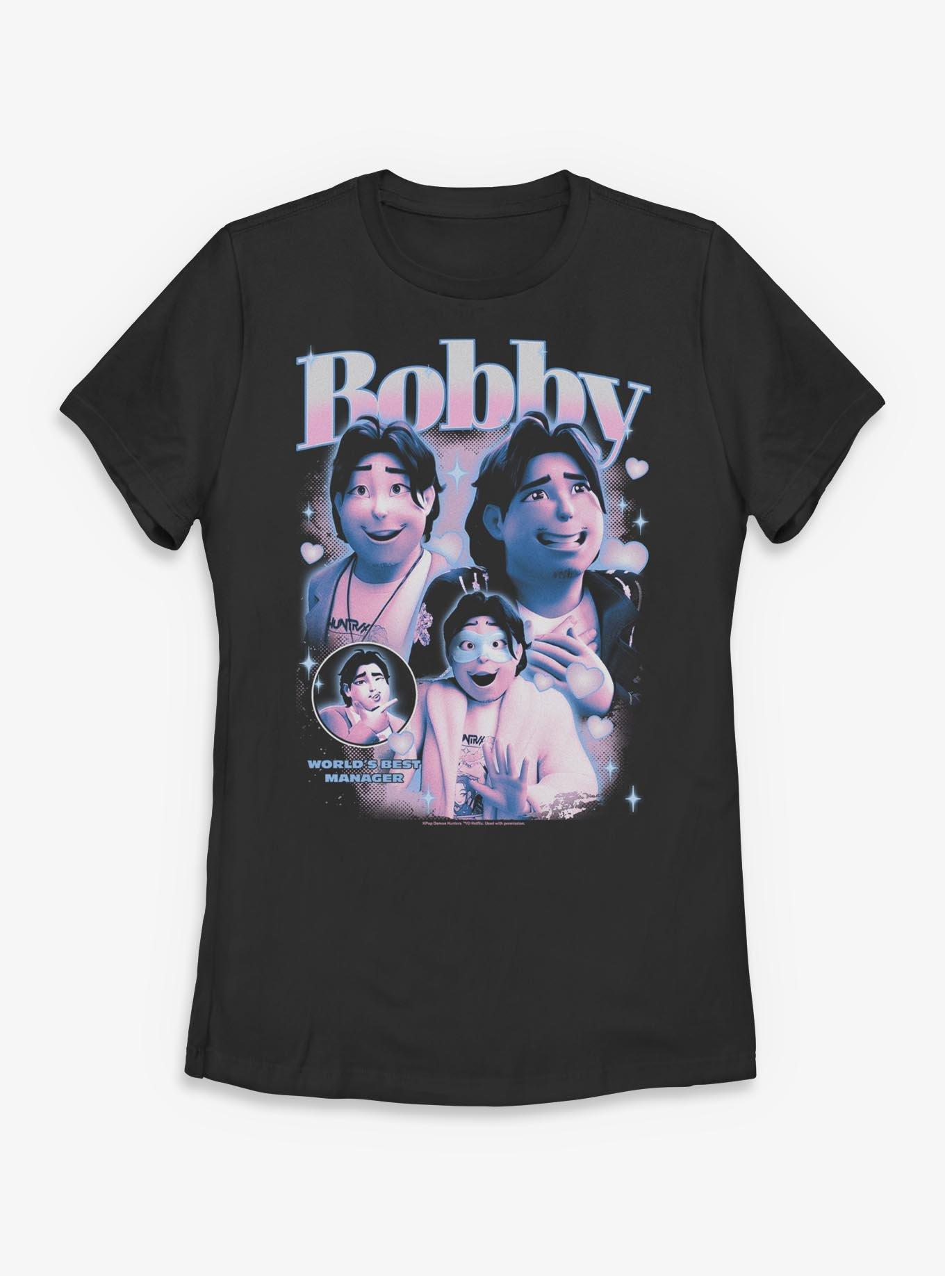 KPop Demon Hunters Bobby Best Manager Womens T-Shirt, , hi-res