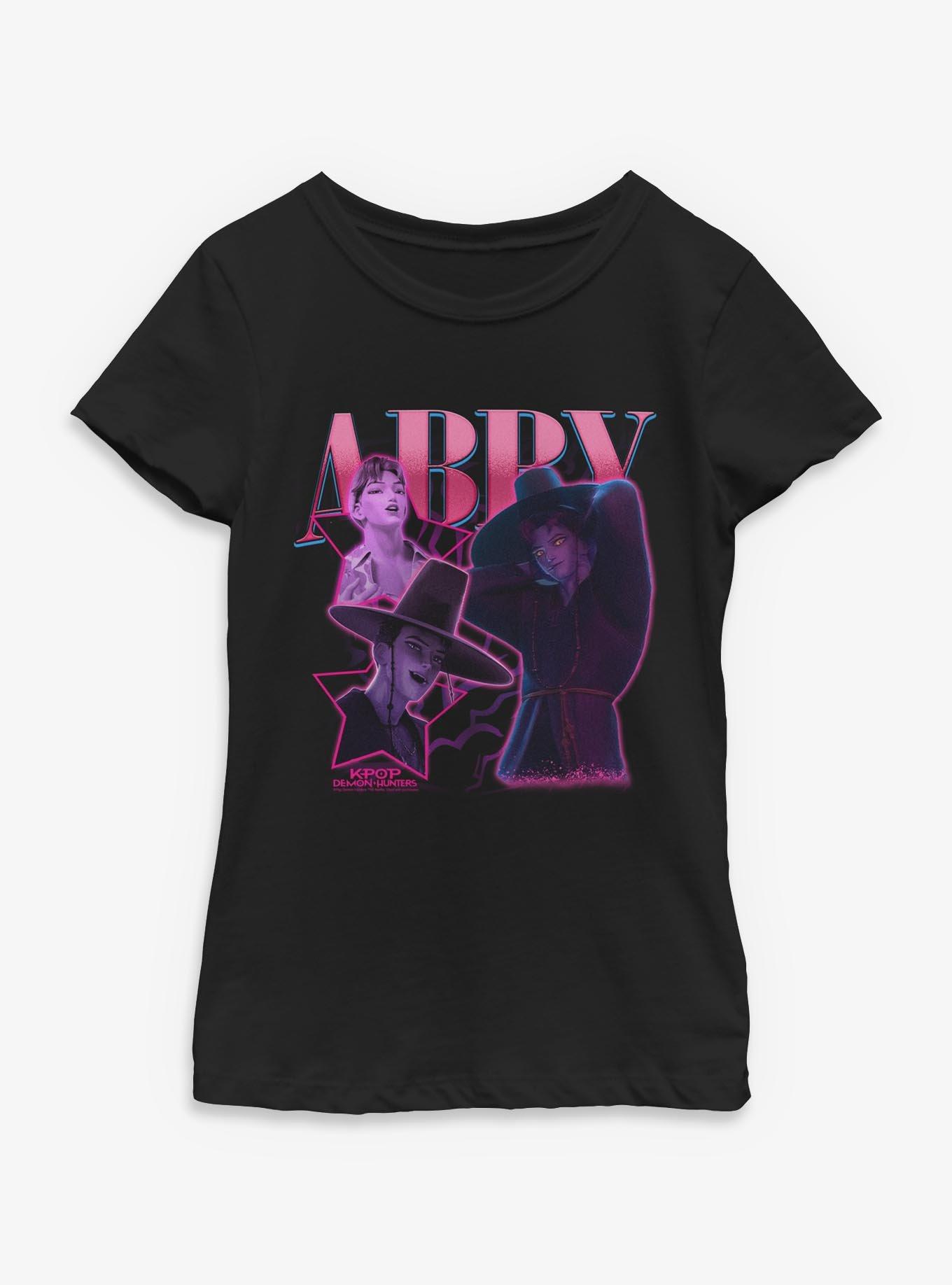 KPop Demon Hunters Saja Boys Abby Collage Youth Girls T-Shirt, , hi-res