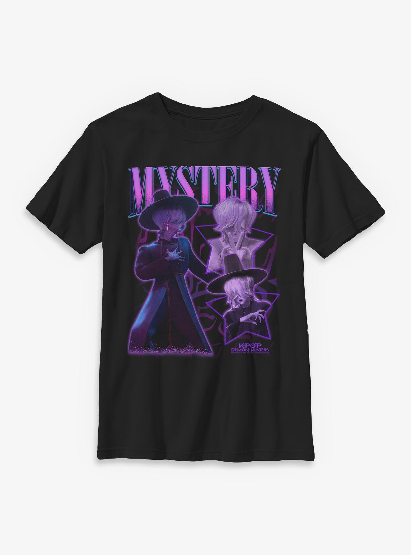 KPop Demon Hunters Saja Boys Mystery Collage Youth T-Shirt, , hi-res