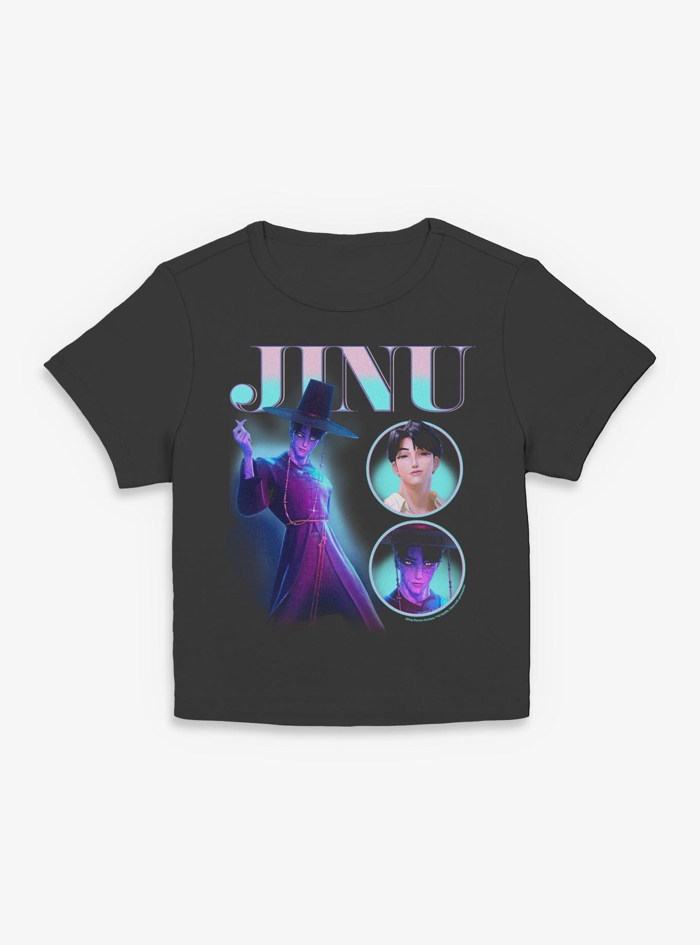 KPop Demon Hunters Saja Boys Jinu Montage Womens Baby T-Shirt, , hi-res