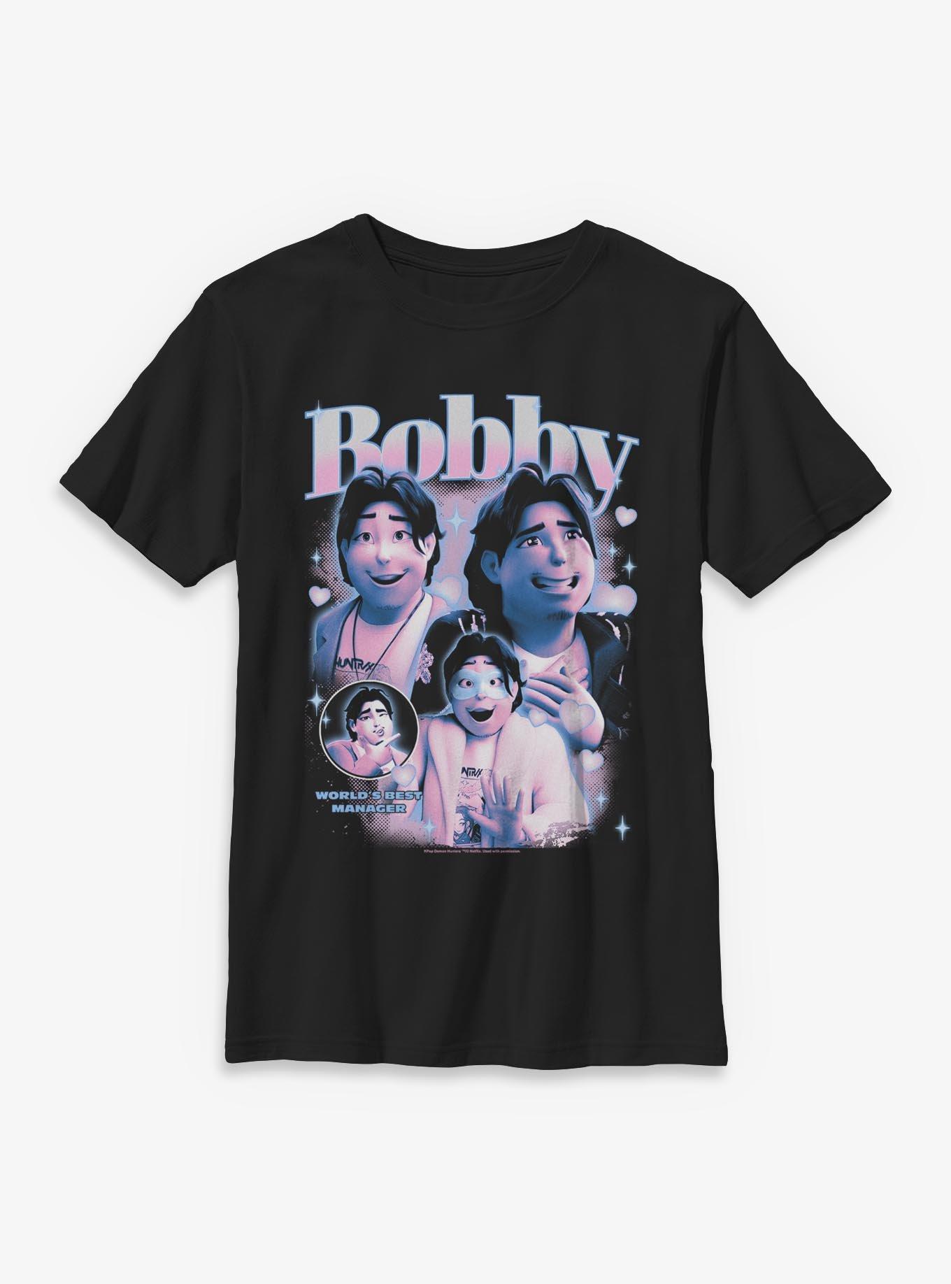 KPop Demon Hunters Bobby Best Manager Youth T-Shirt, , hi-res