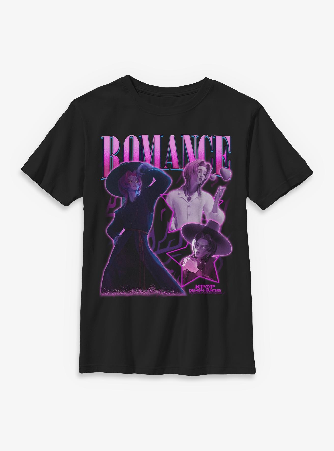 KPop Demon Hunters Saja Boys Romance Collage Youth T-Shirt, , hi-res